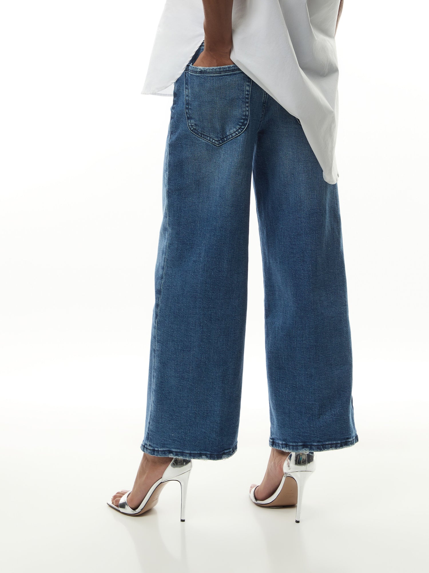 Good Waist Palazzo Crop Jeans