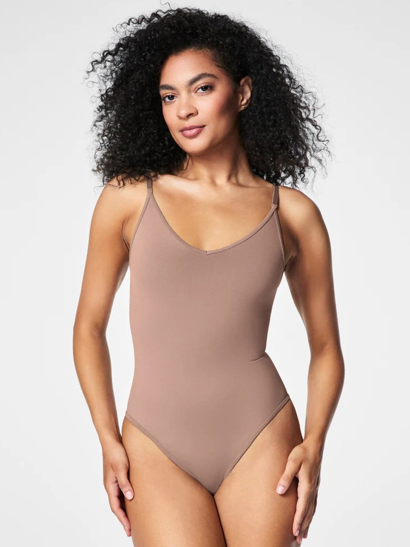 Seamless Power Cami Thong Bodysuit