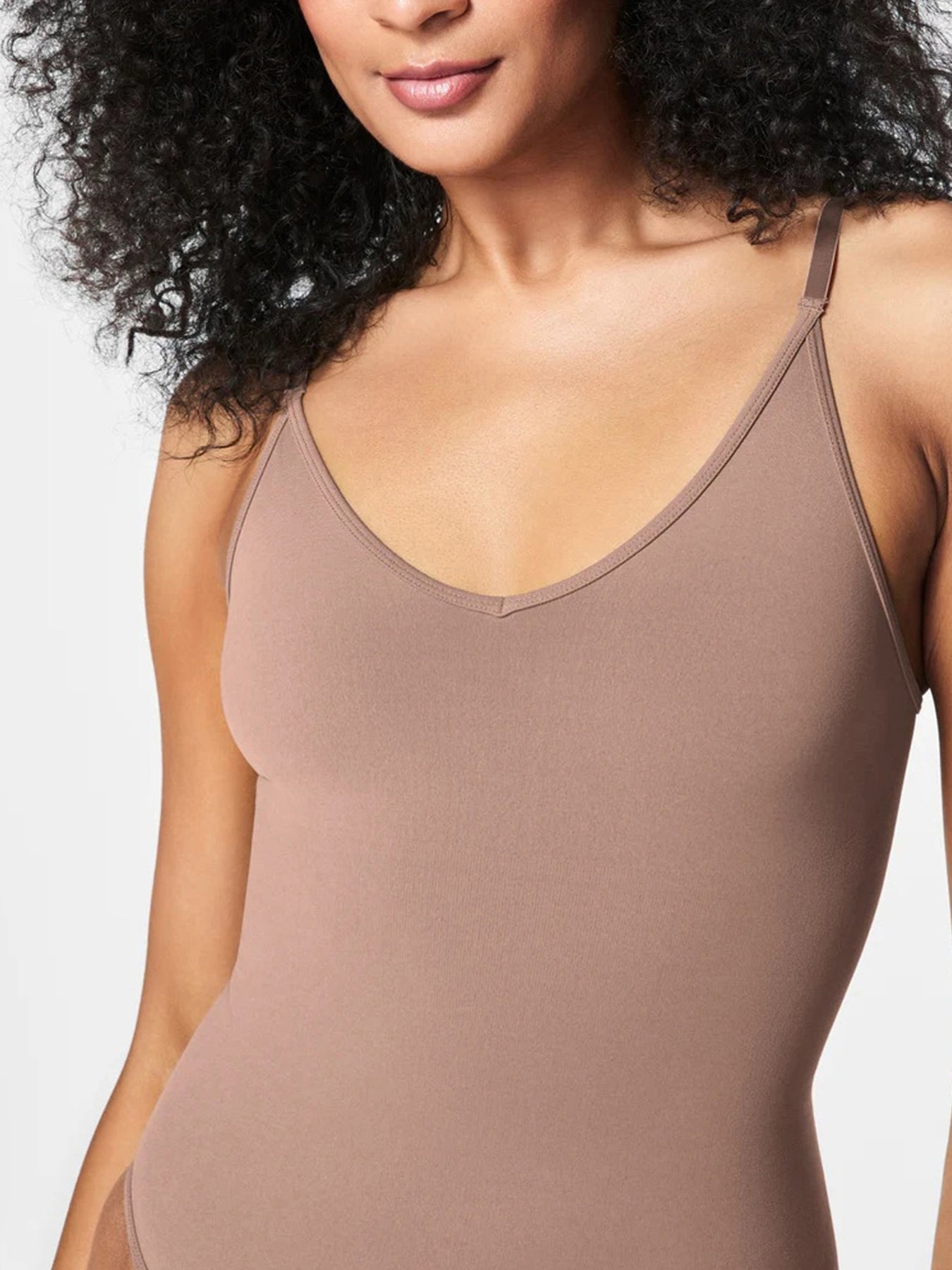 Seamless Power Cami Thong Bodysuit