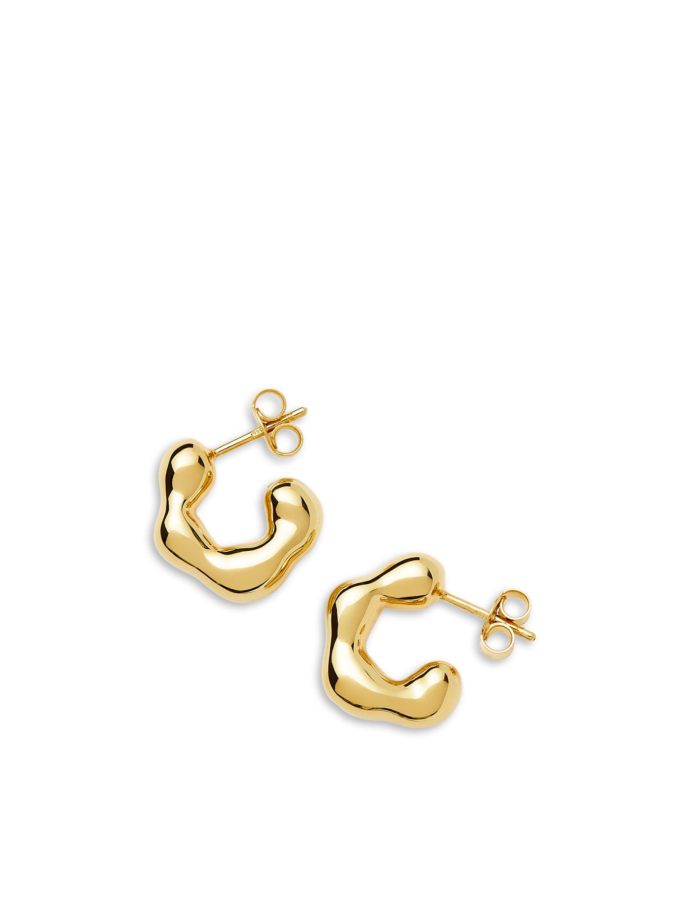 Eny Lee Parker Mini Hoops Gold