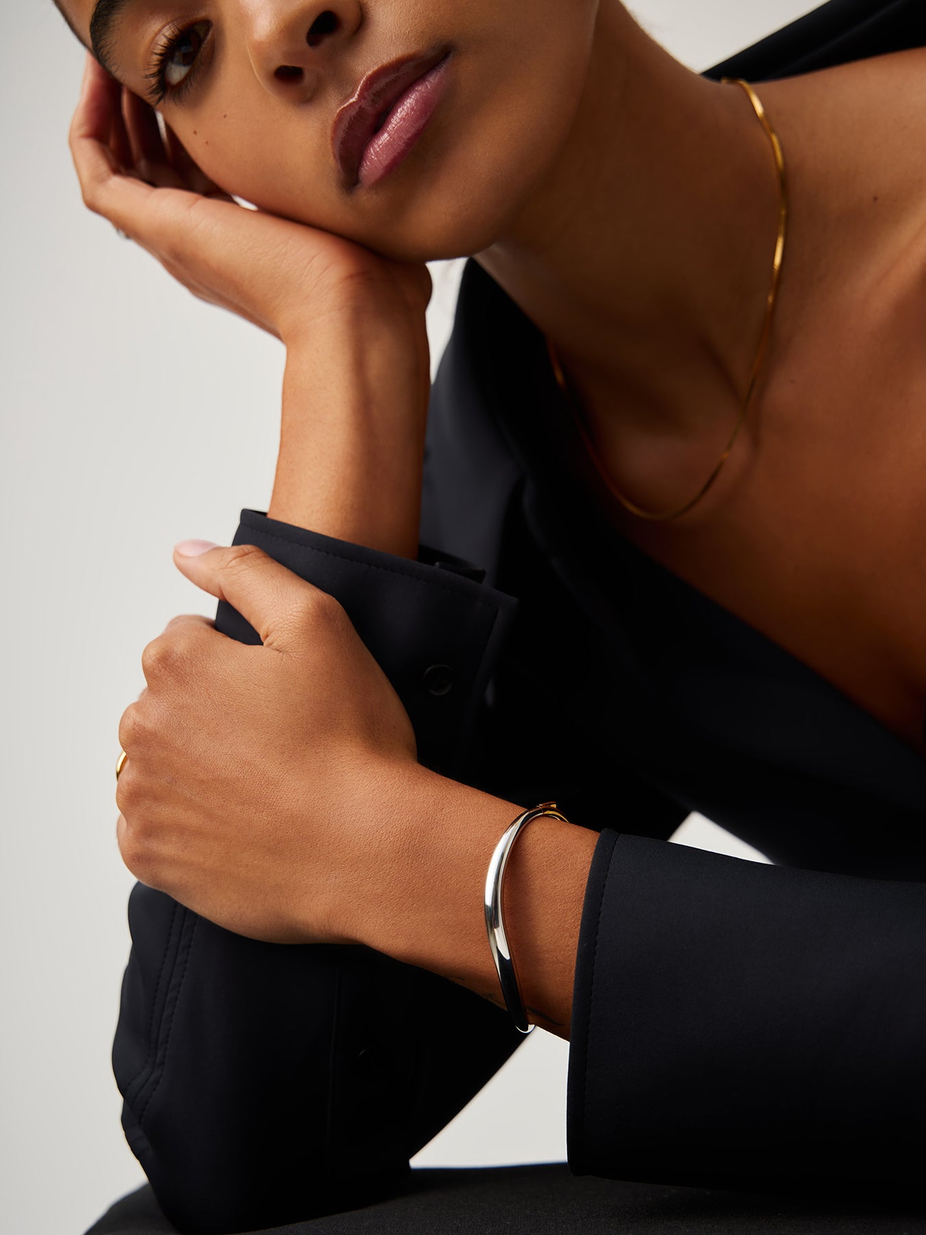 Savi Signature Hinged Bangle Mixed