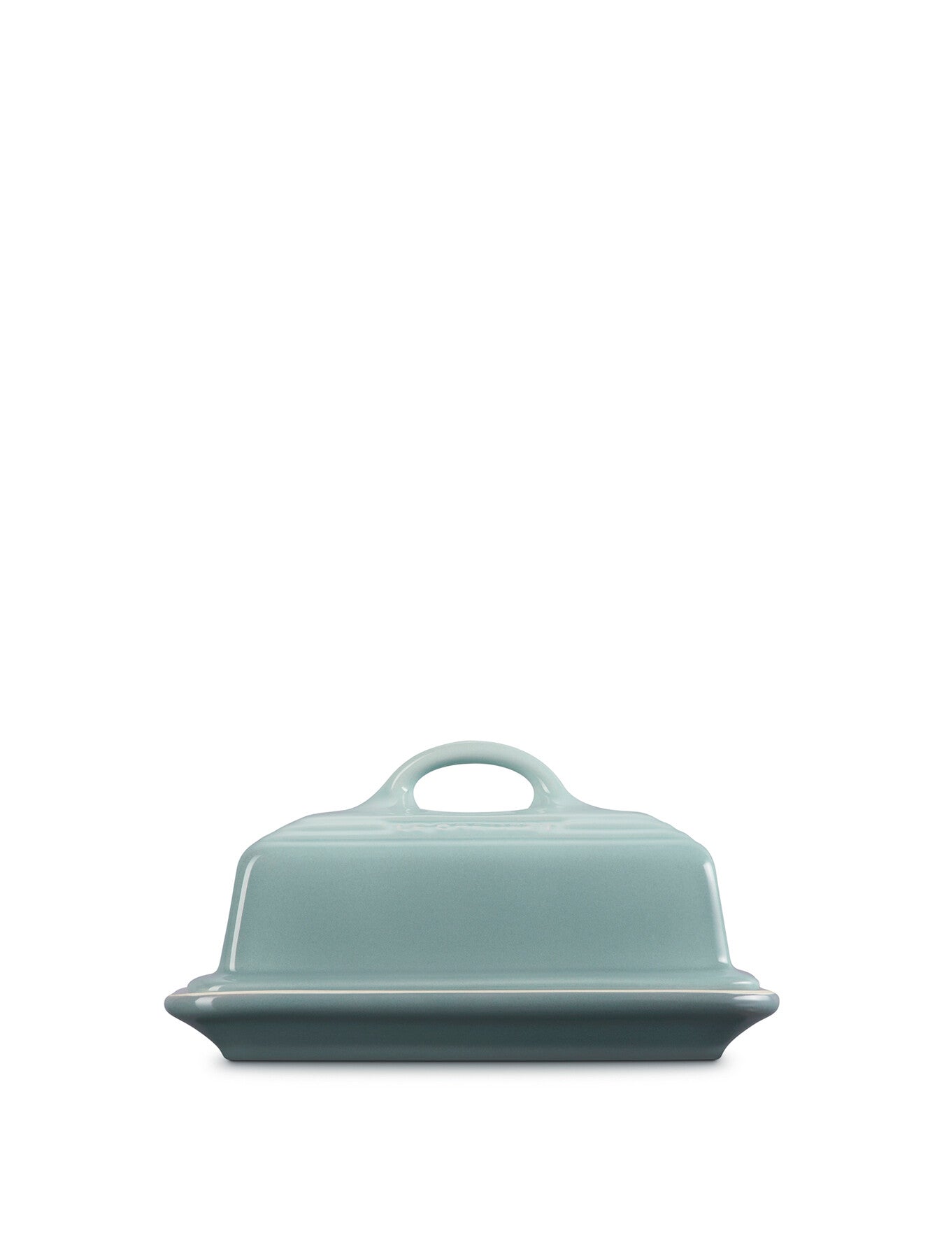 Stoneware Heritage Butter Dish Sea Salt