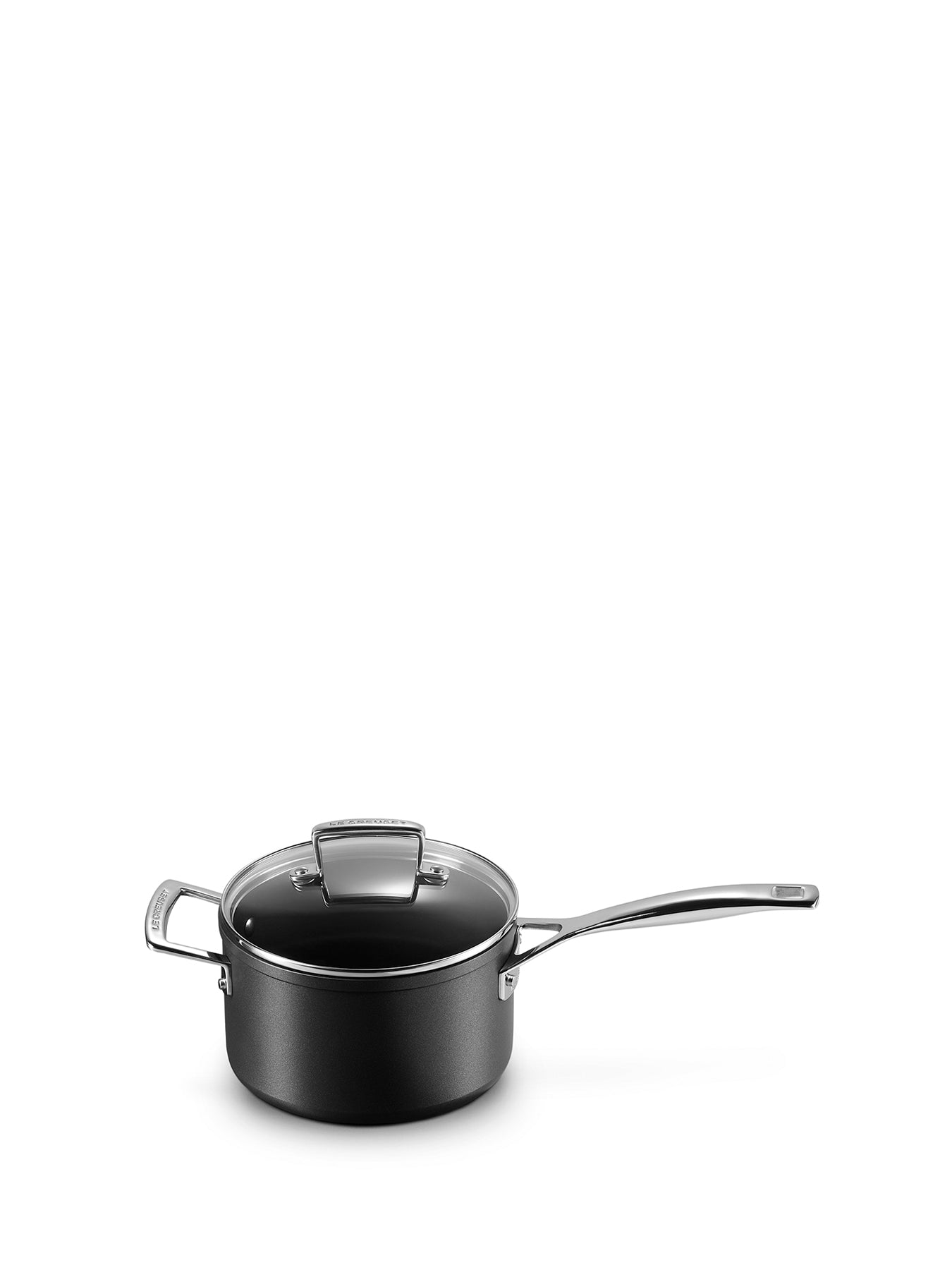 Toughened Non-Stick Lidded Saucepan And Frying Pan