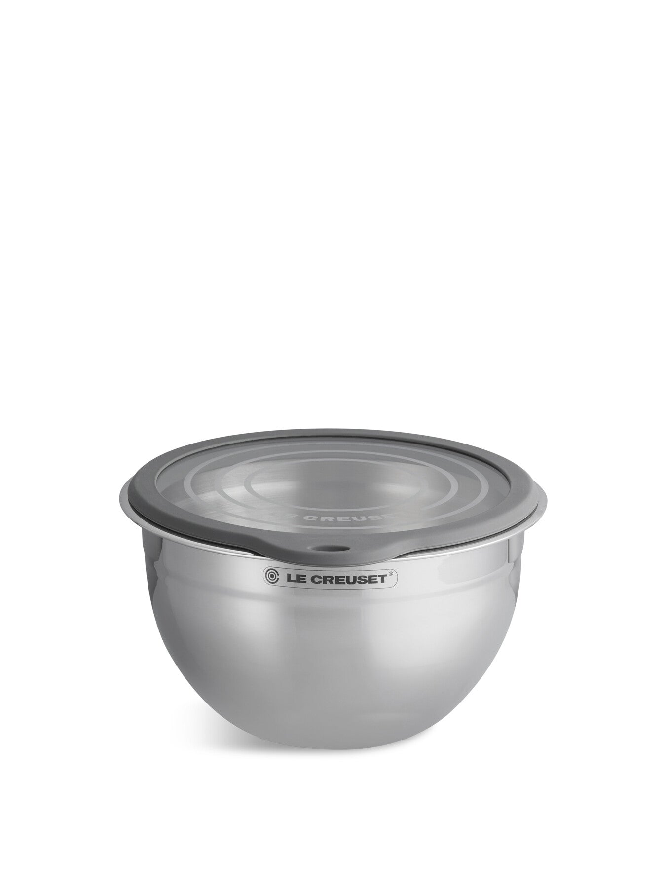 Stainless Steel Mixing Bowl with Glass Lid