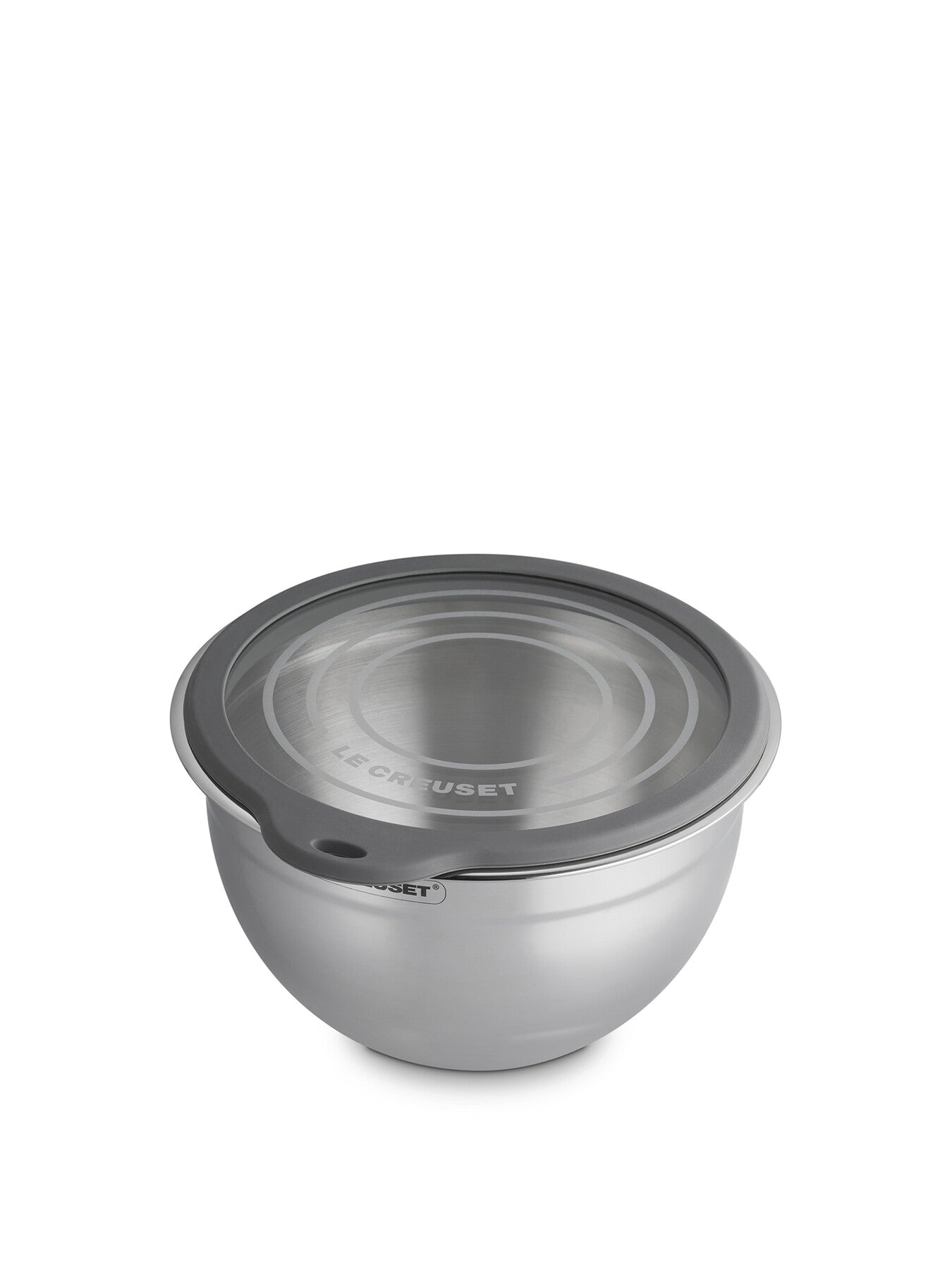 Stainless Steel Mixing Bowl with Glass Lid