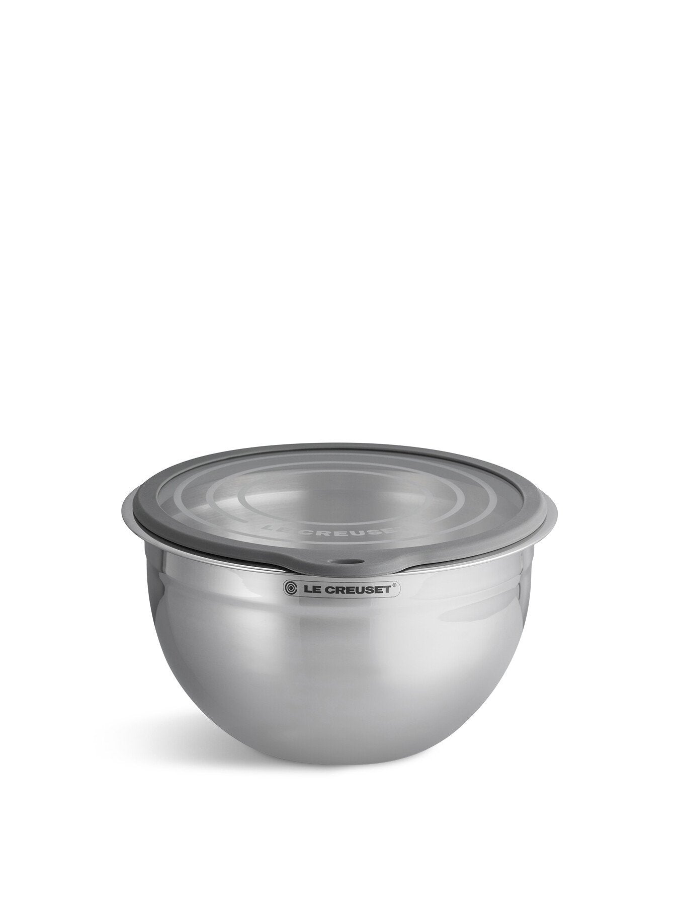 Stainless Steel Mixing Bowl with Glass Lid