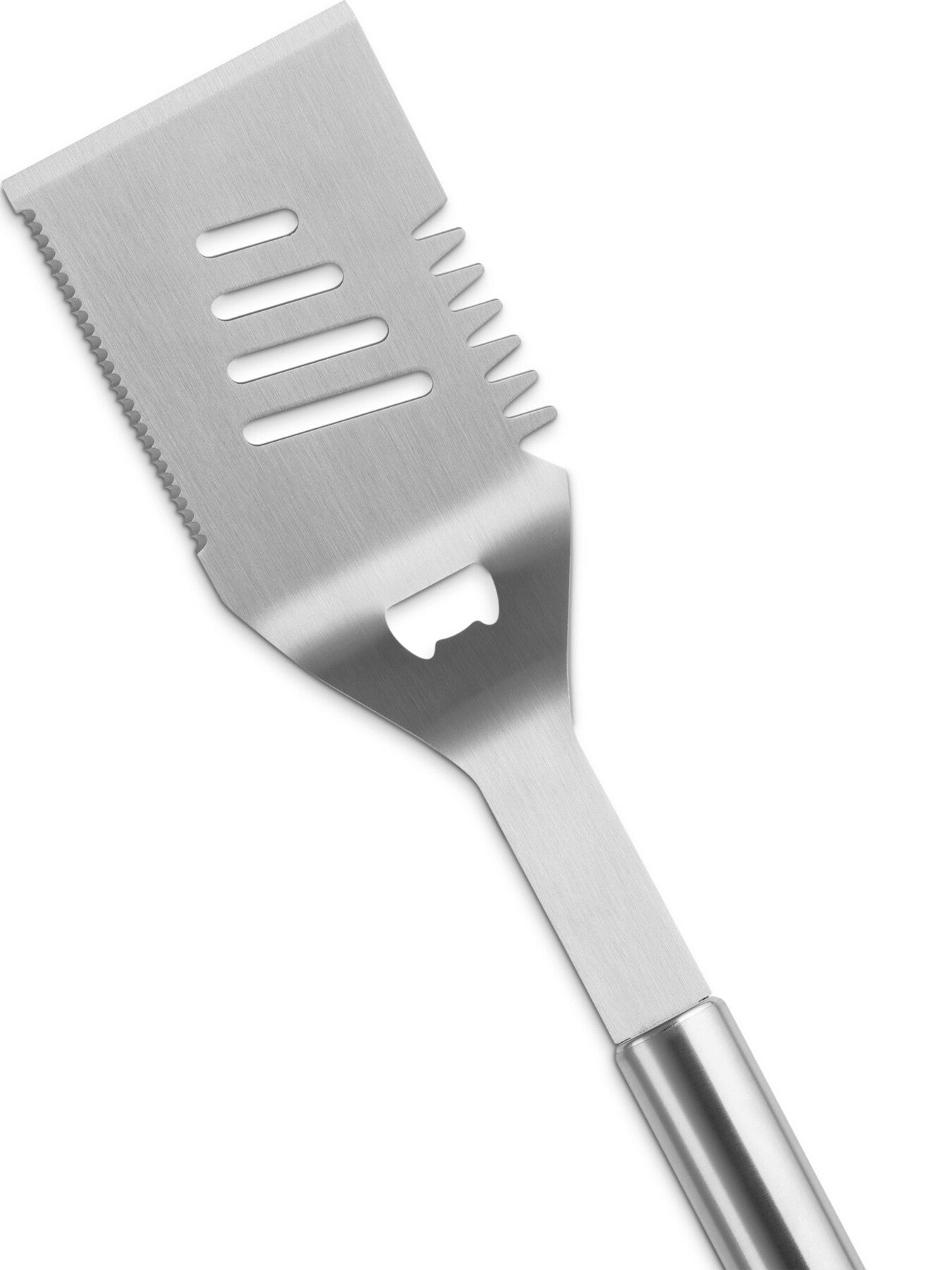 BBQ Stainless Steel Slotted Turner Spatula