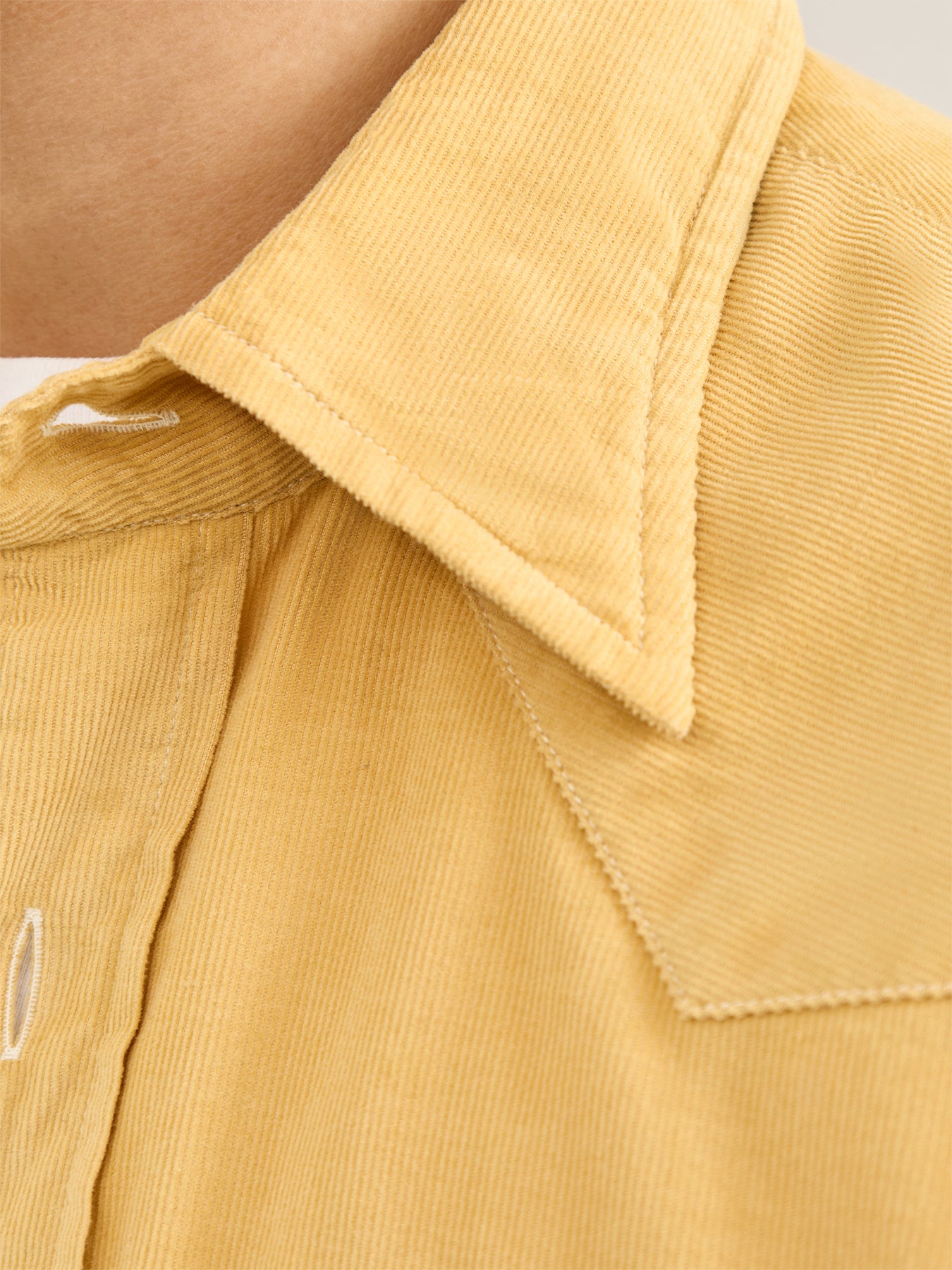 Western Cotton Shirt Yellow
