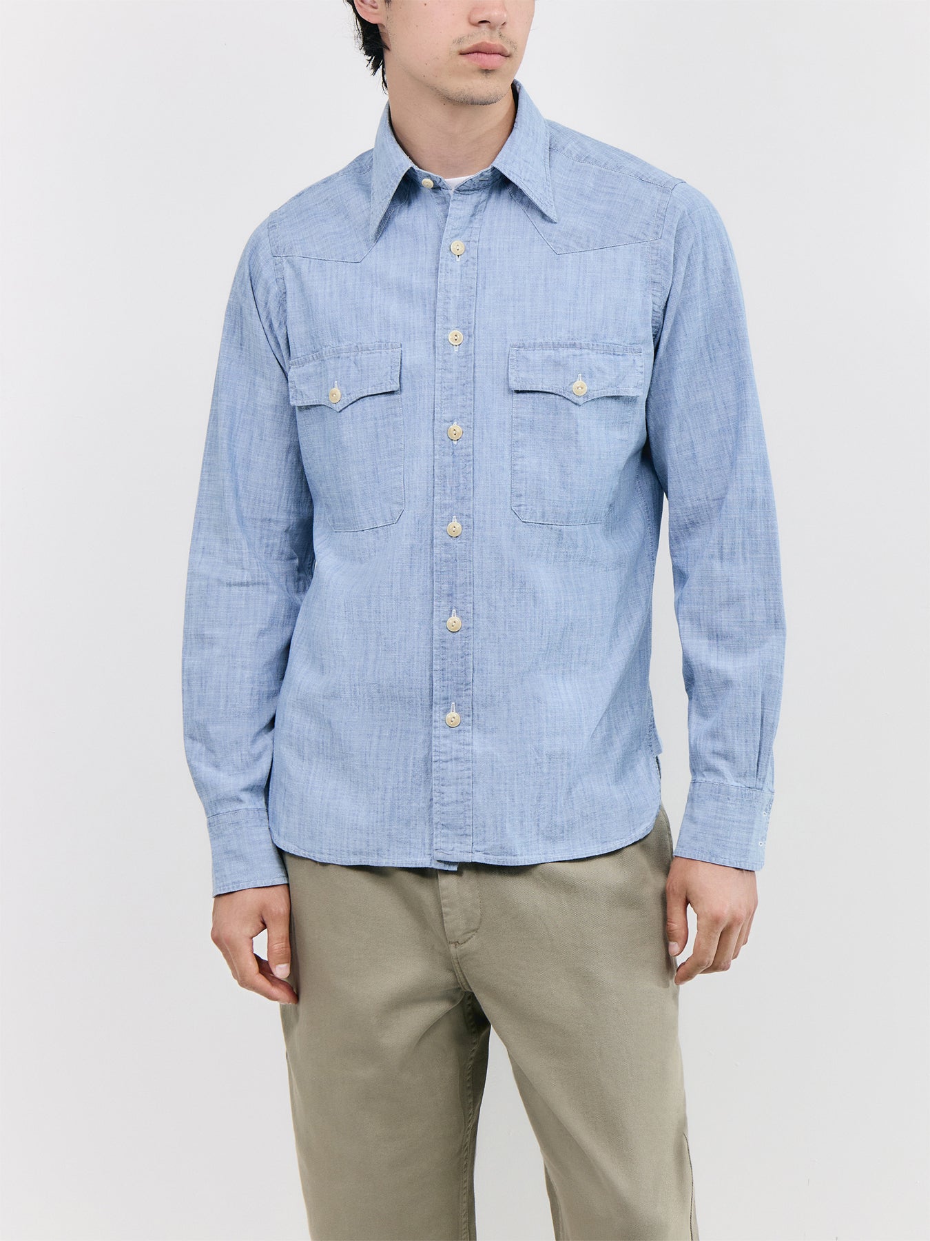 Chambray Western Shirt