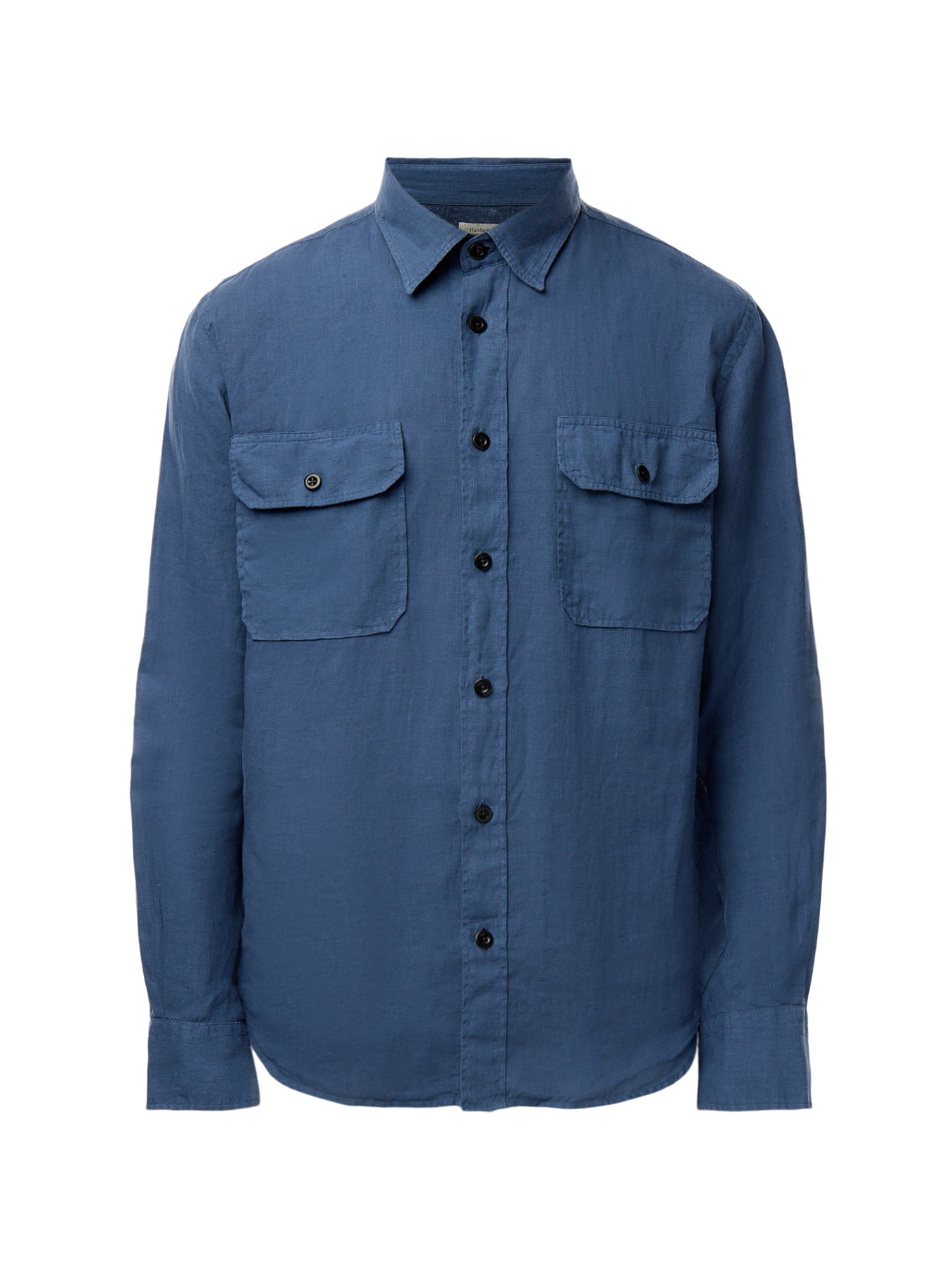Two Pocket  Linen Play Pat Woven Shirt