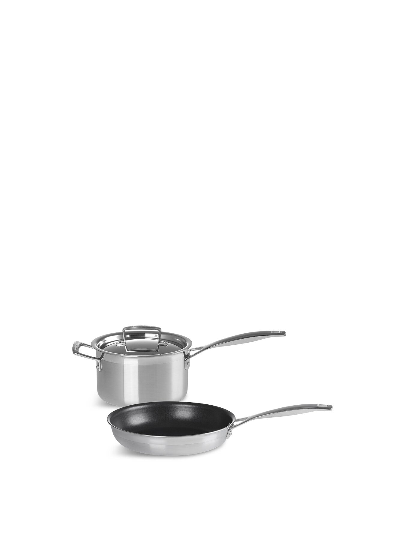 Toughened Non-Stick 2 piece Set Fry Pan 24" & Small Pan 18"