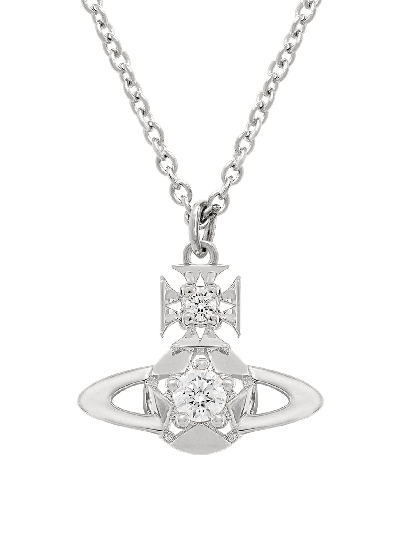 Lee Orb Pendant Necklace Silver