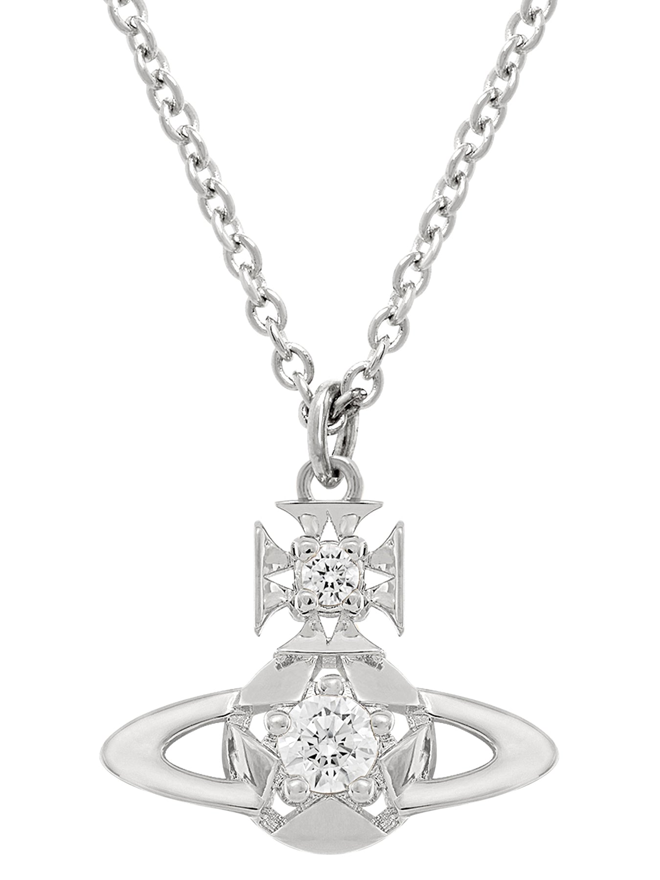 Lee Orb Pendant Necklace Silver