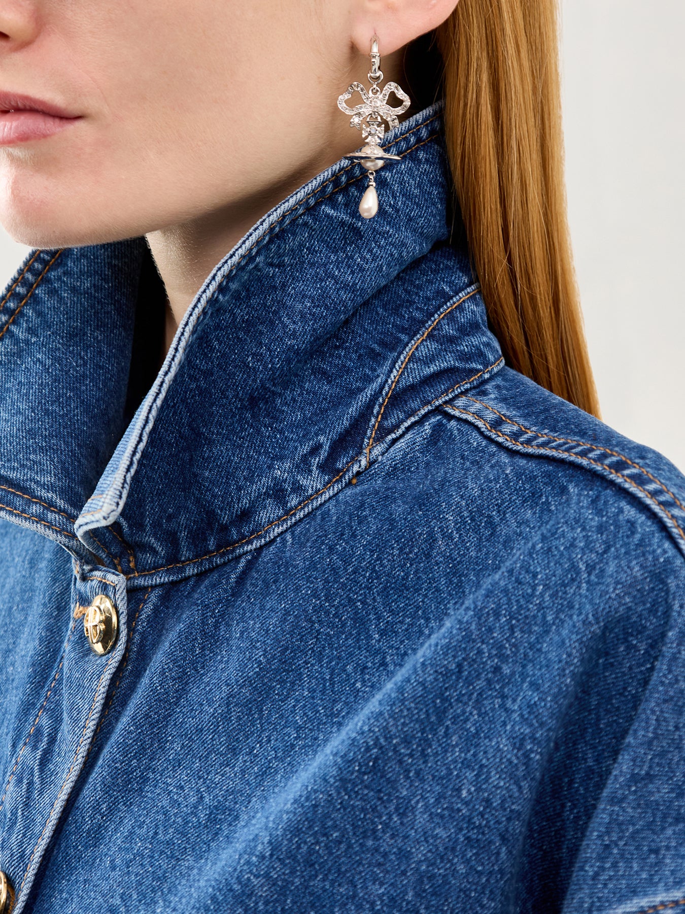 Rigoberta Pearl Earrings Silver