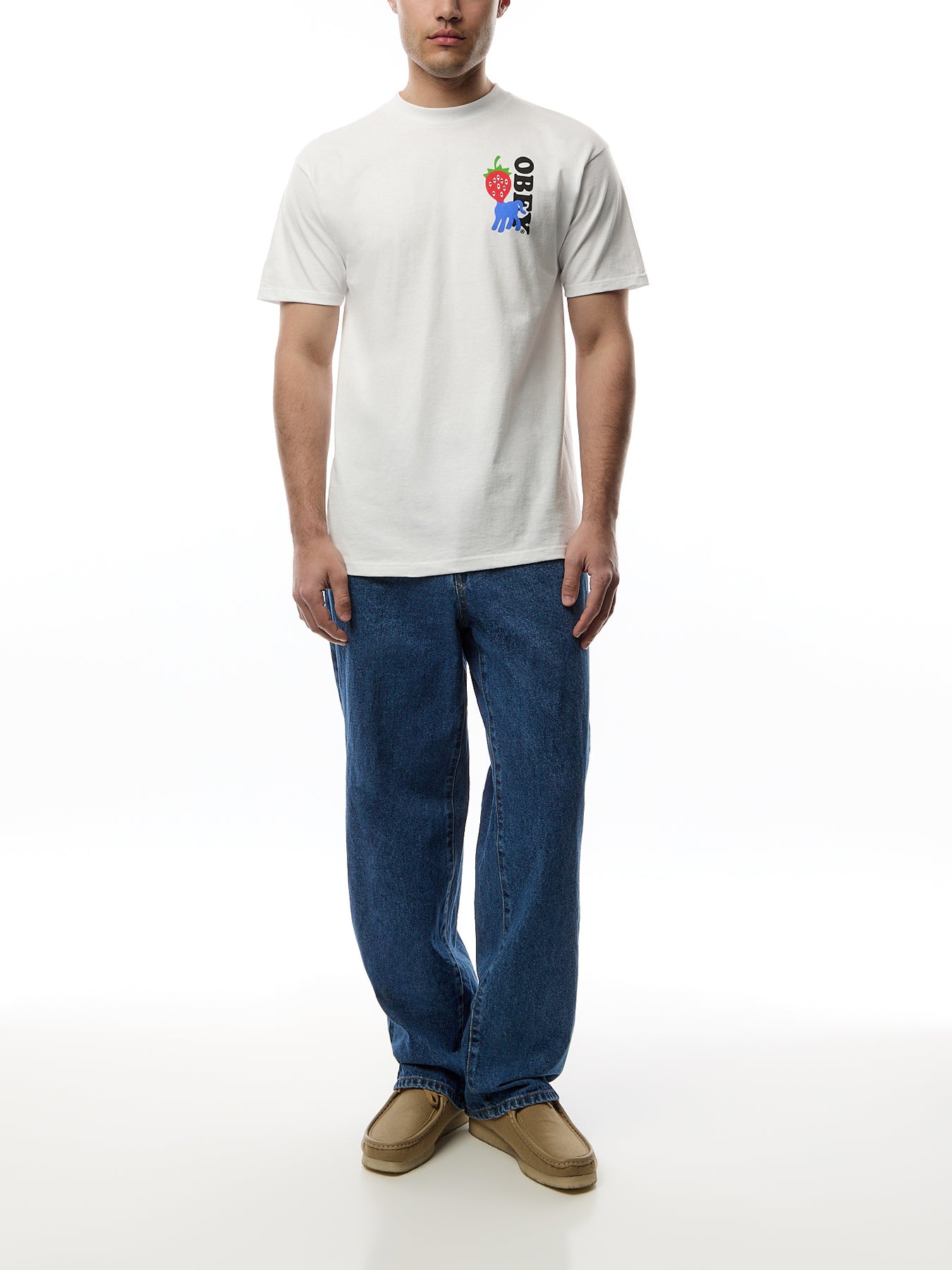 Obey Strawberry Graphic T-Shirt