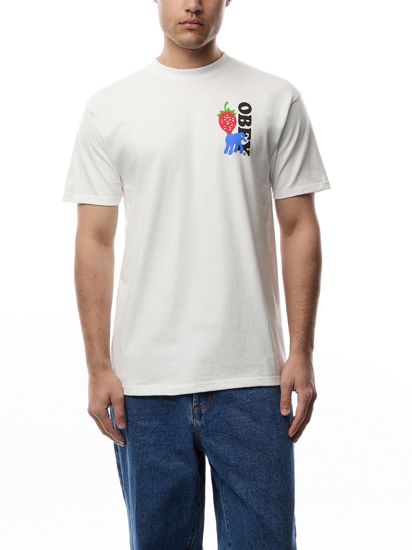 Obey Strawberry Graphic T-Shirt