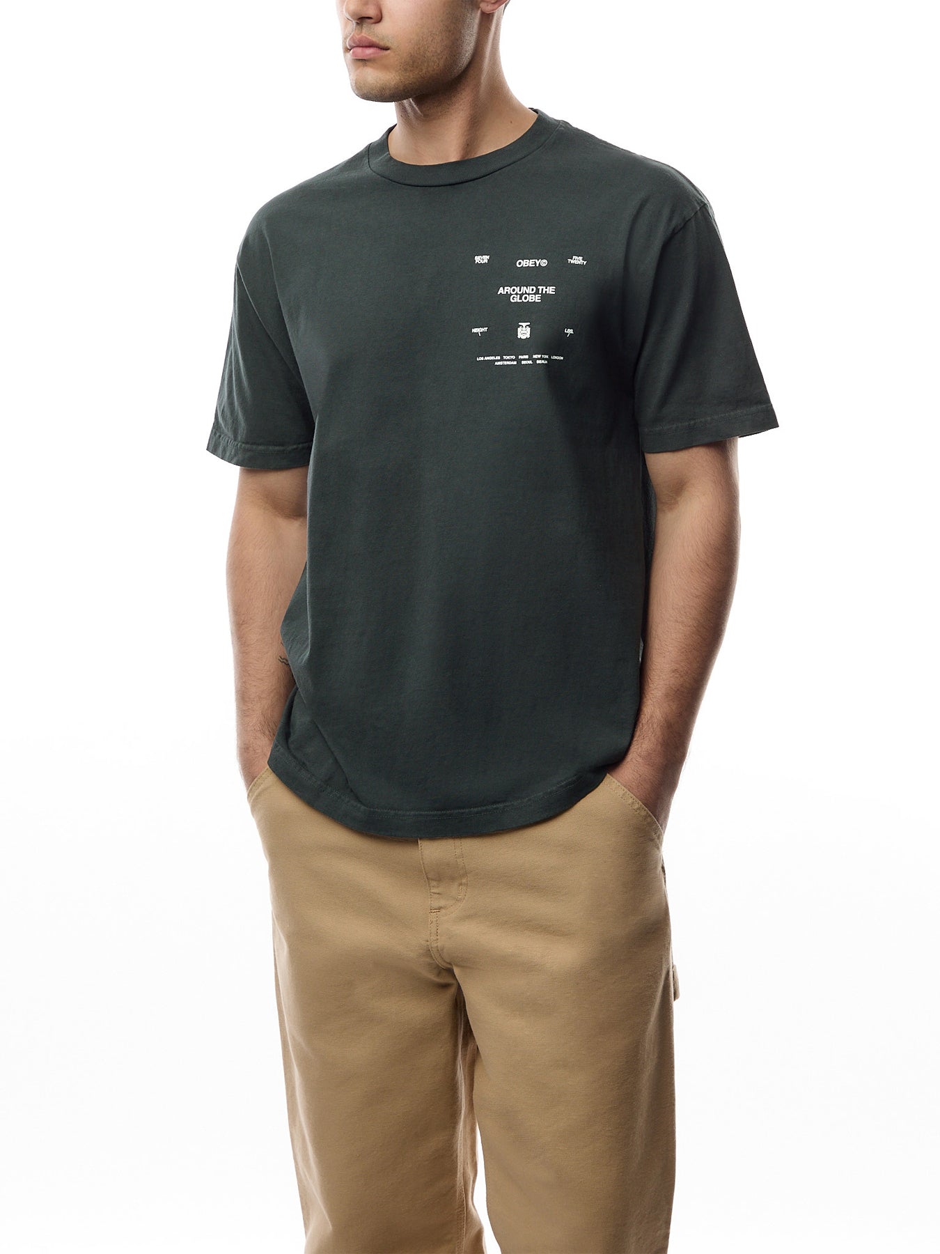 Obey Around The Globe T-Shirt