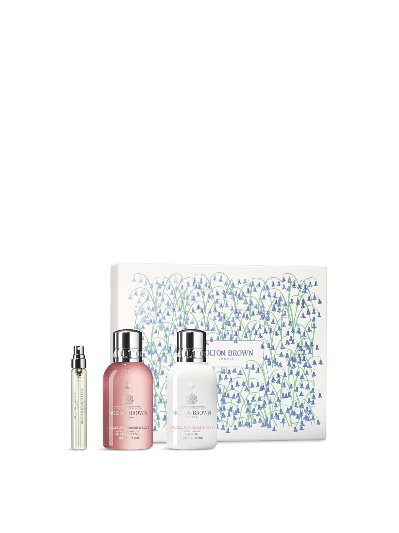 Delicious Rhubarb & Rose Travel Gift Set