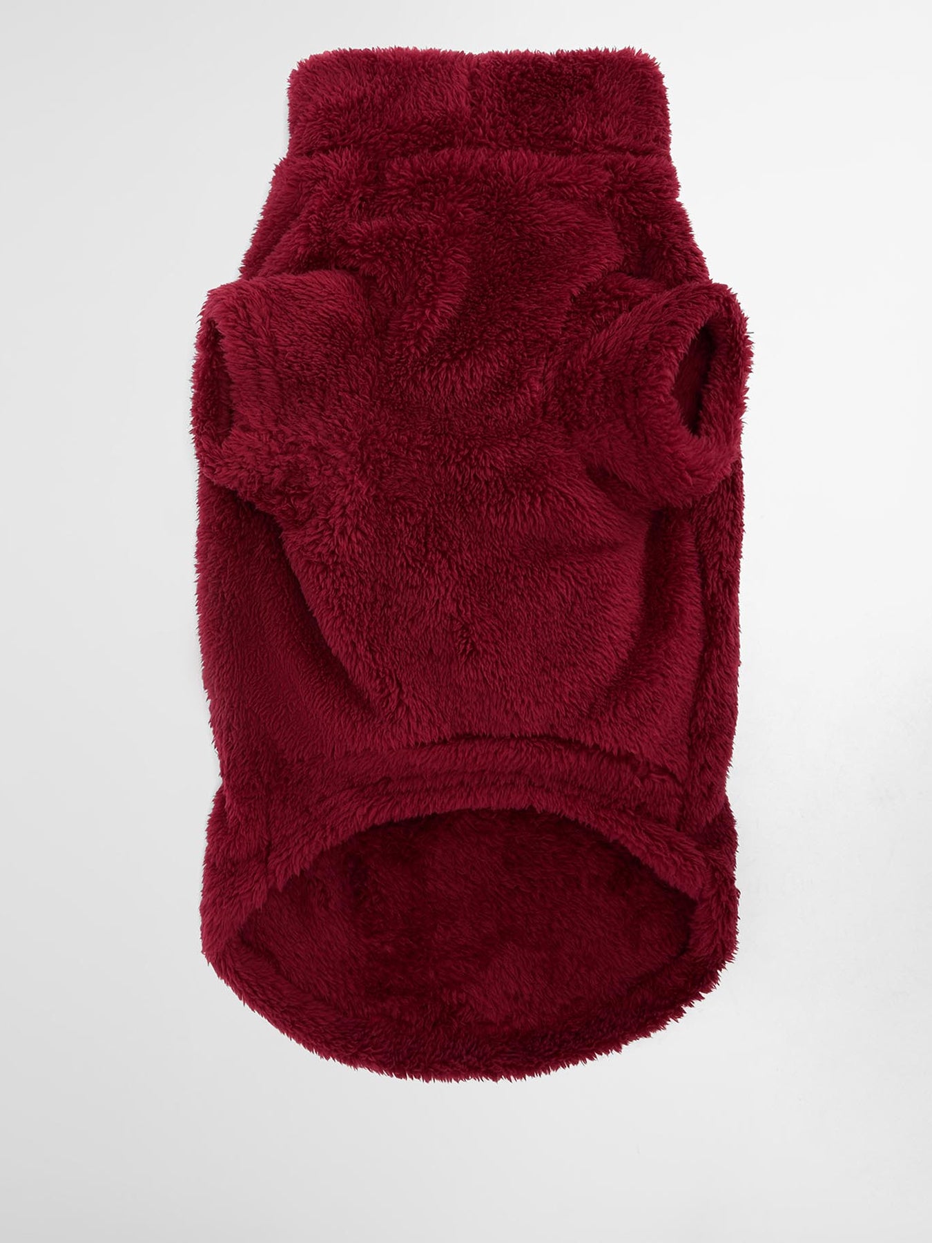 Barbour Brindle Fleece Dog Jumper Red Large