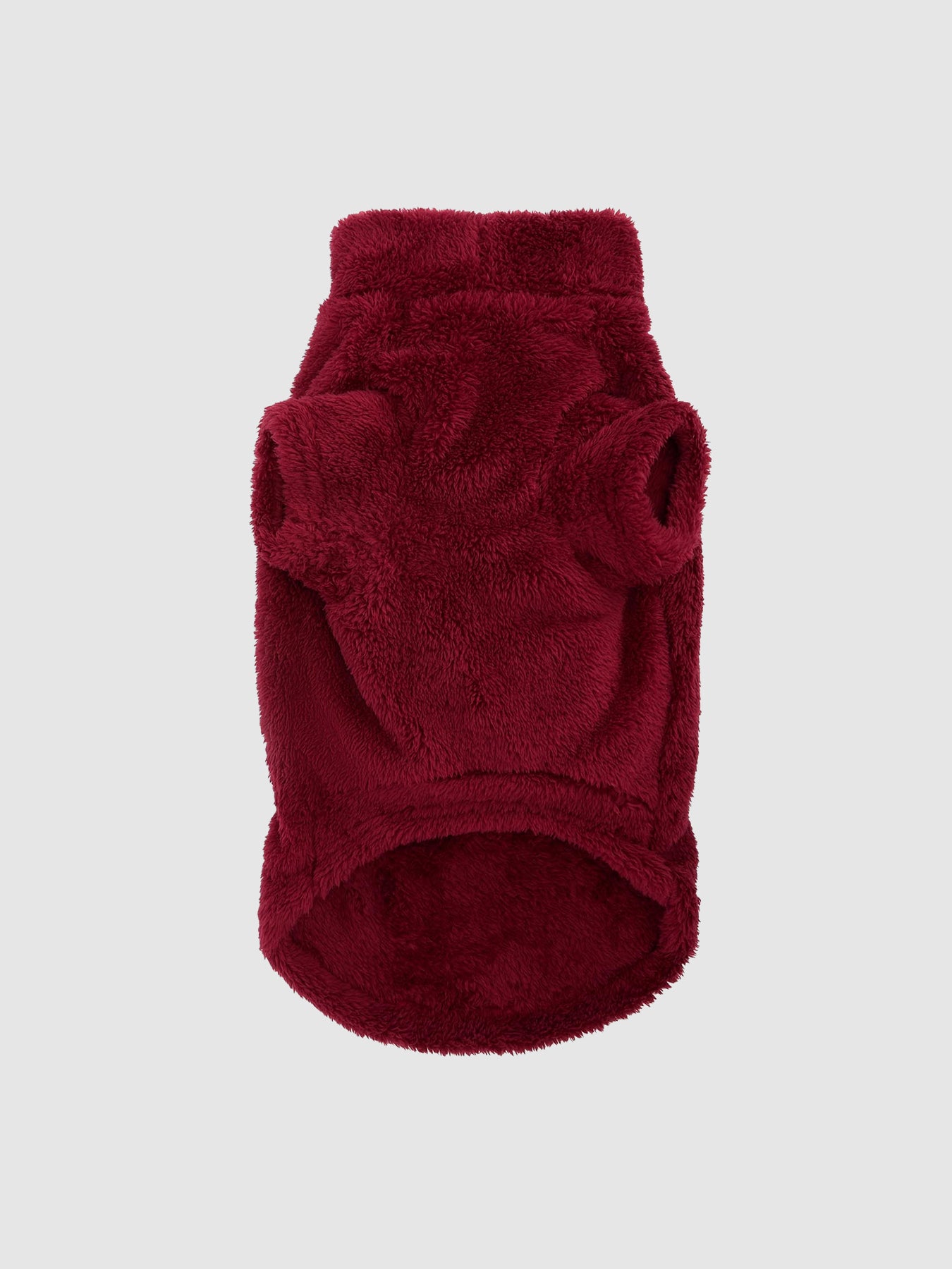 Fleece Dog Jumper Red