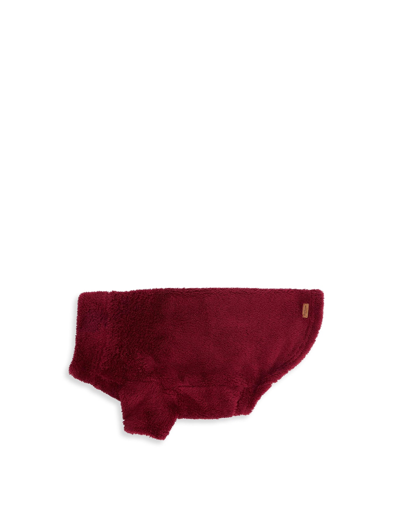 Barbour Brindle Fleece Dog Jumper Red Small