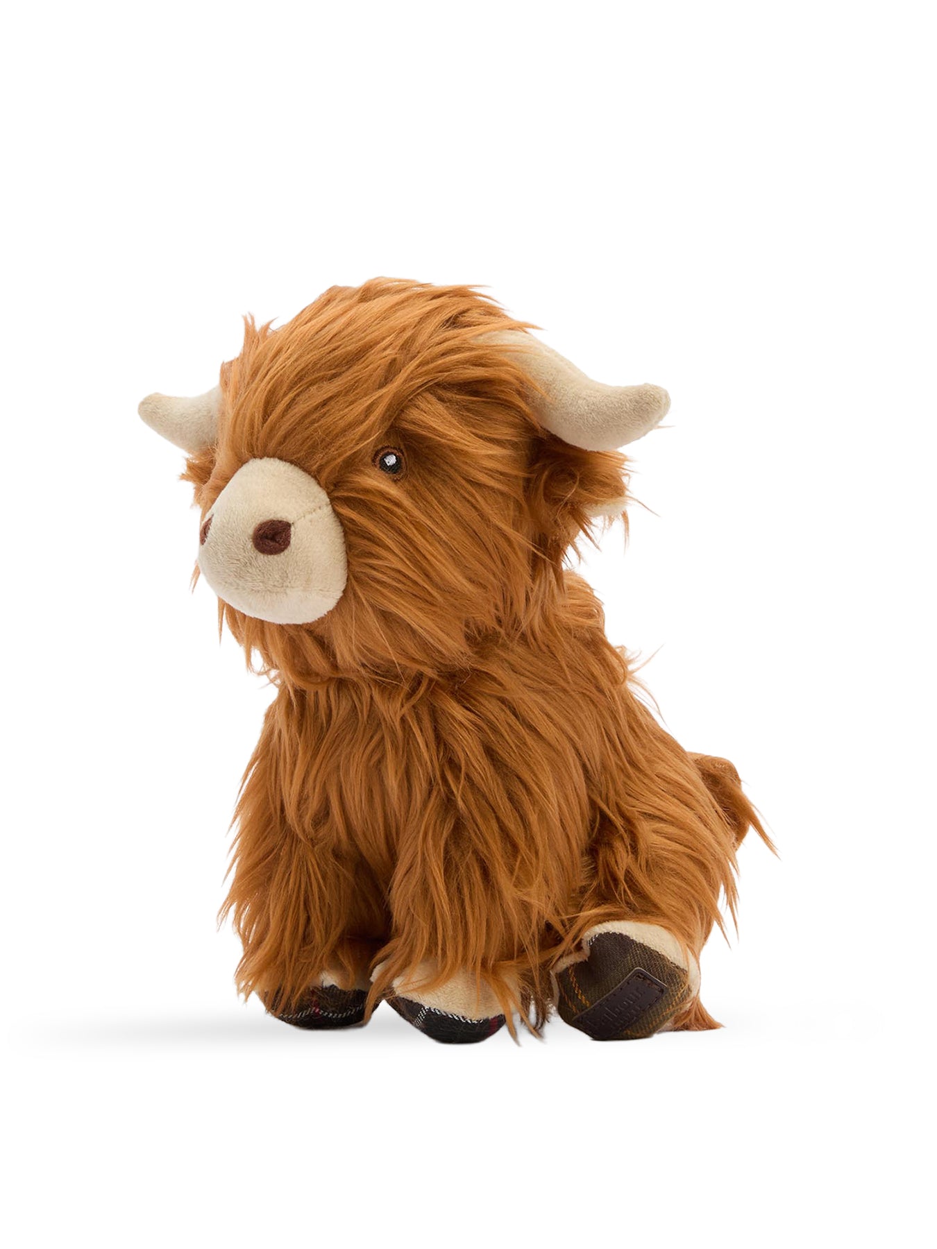 Barbour Highland Cow Dog Toy Brown Classic