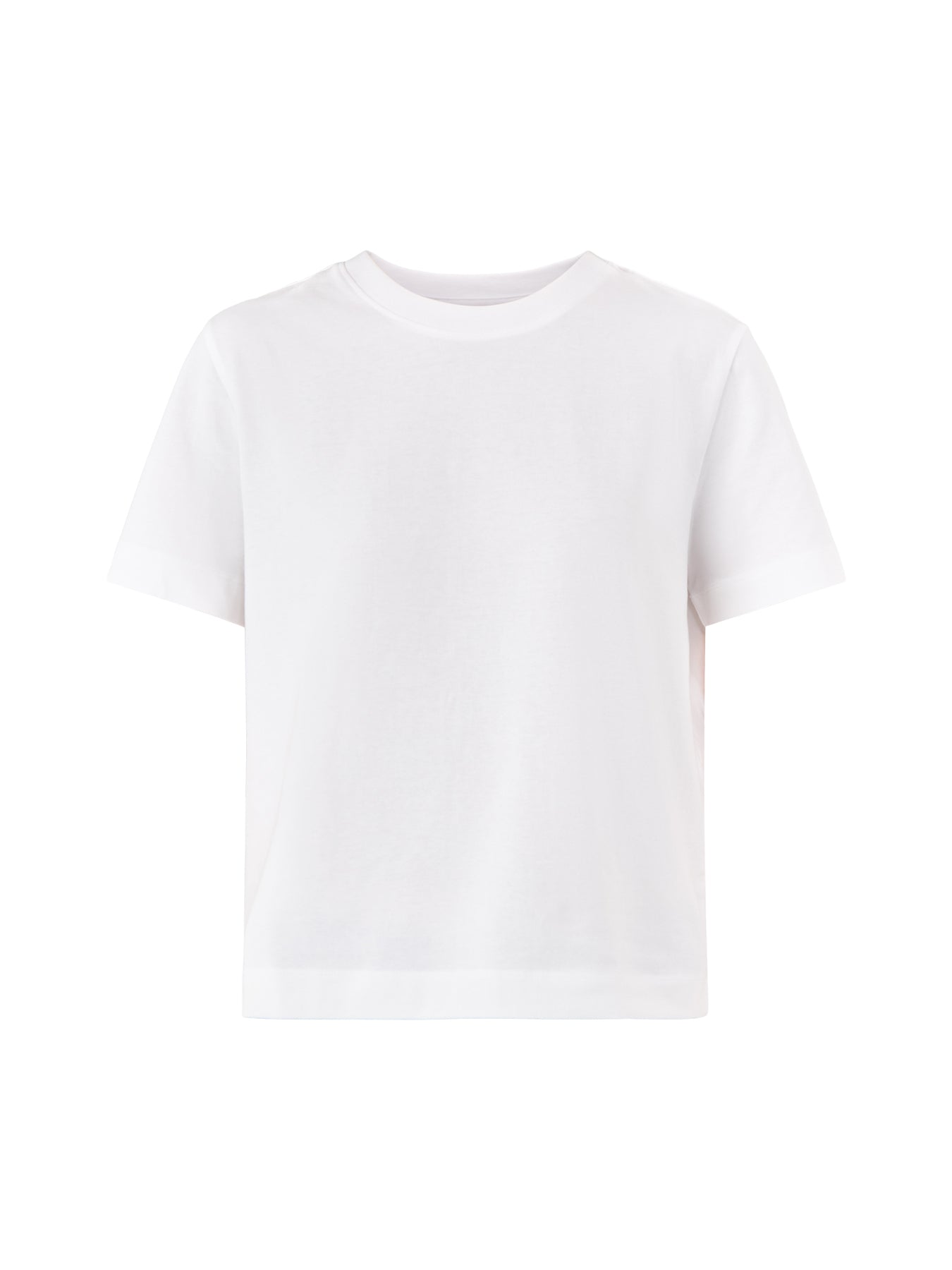 Essential Short Sleeve Boxy T-Shirt White