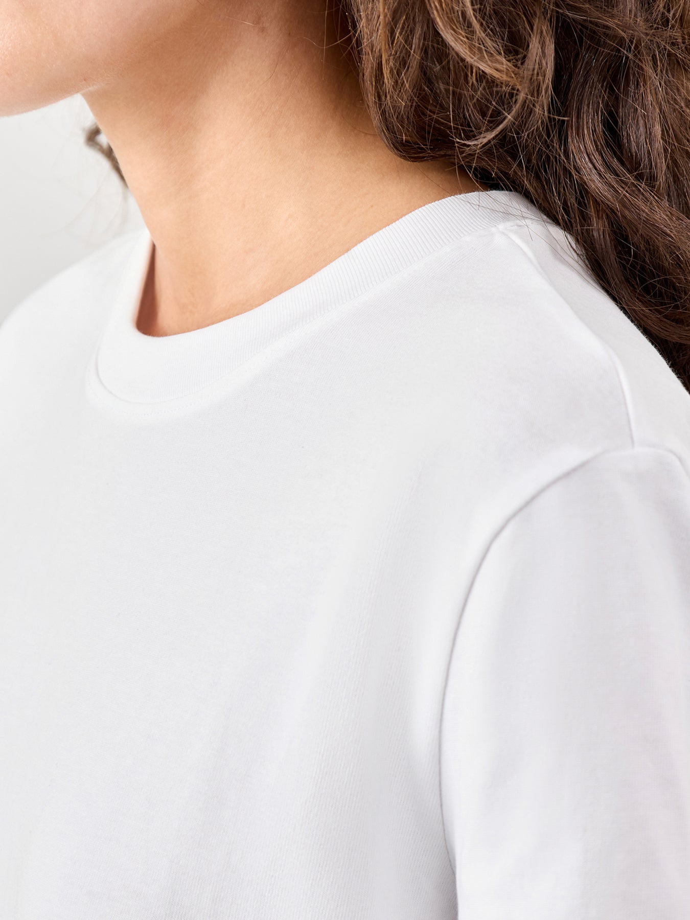Essential Short Sleeve Boxy T-Shirt White