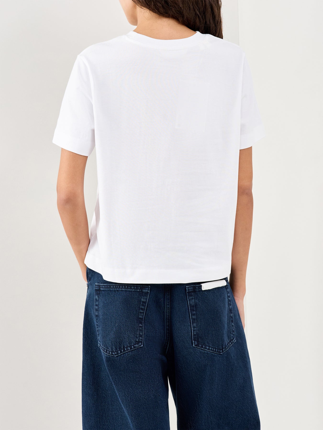 Essential Short Sleeve Boxy T-Shirt White