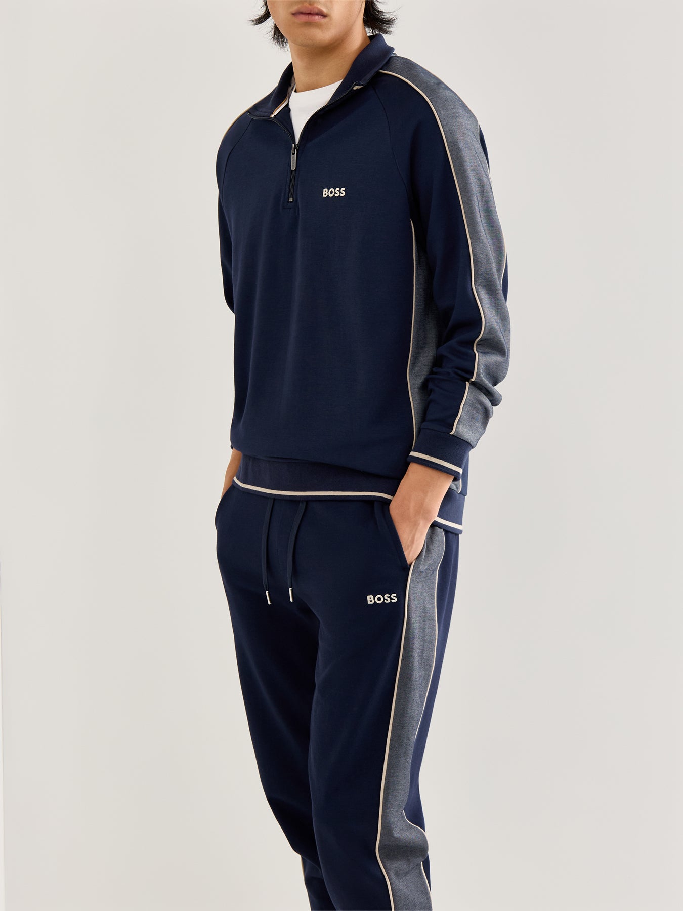 Tracksuit Cotton Jacket Dark Blue