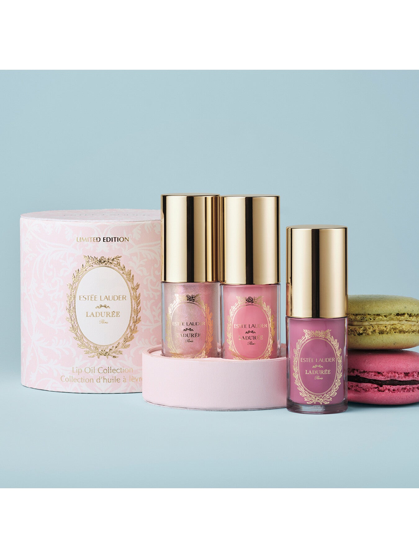 Limited Edition Ladurée Lip Oil 3-Piece Collection