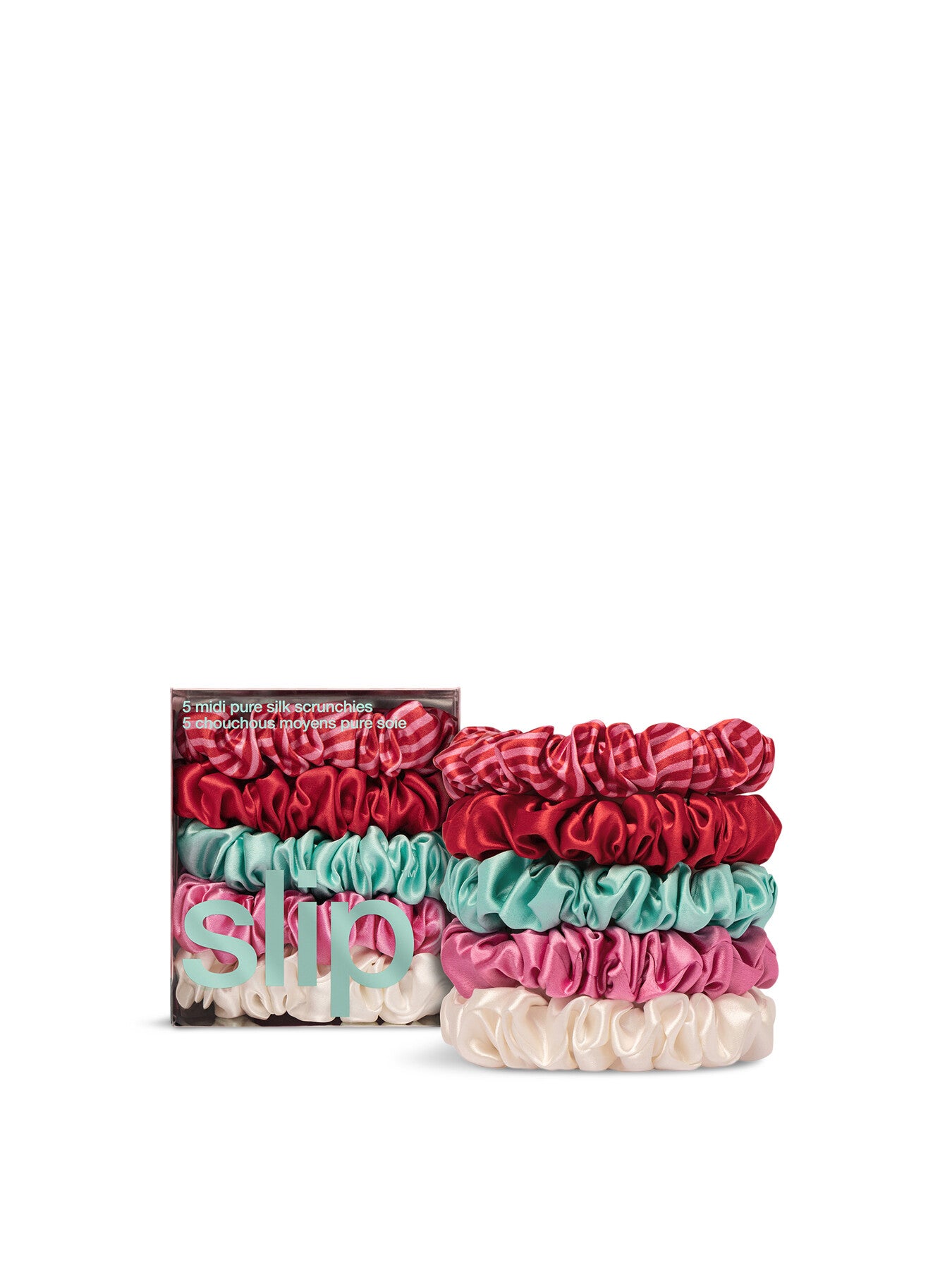 Pure Silk Midi Scrunchies Gelati