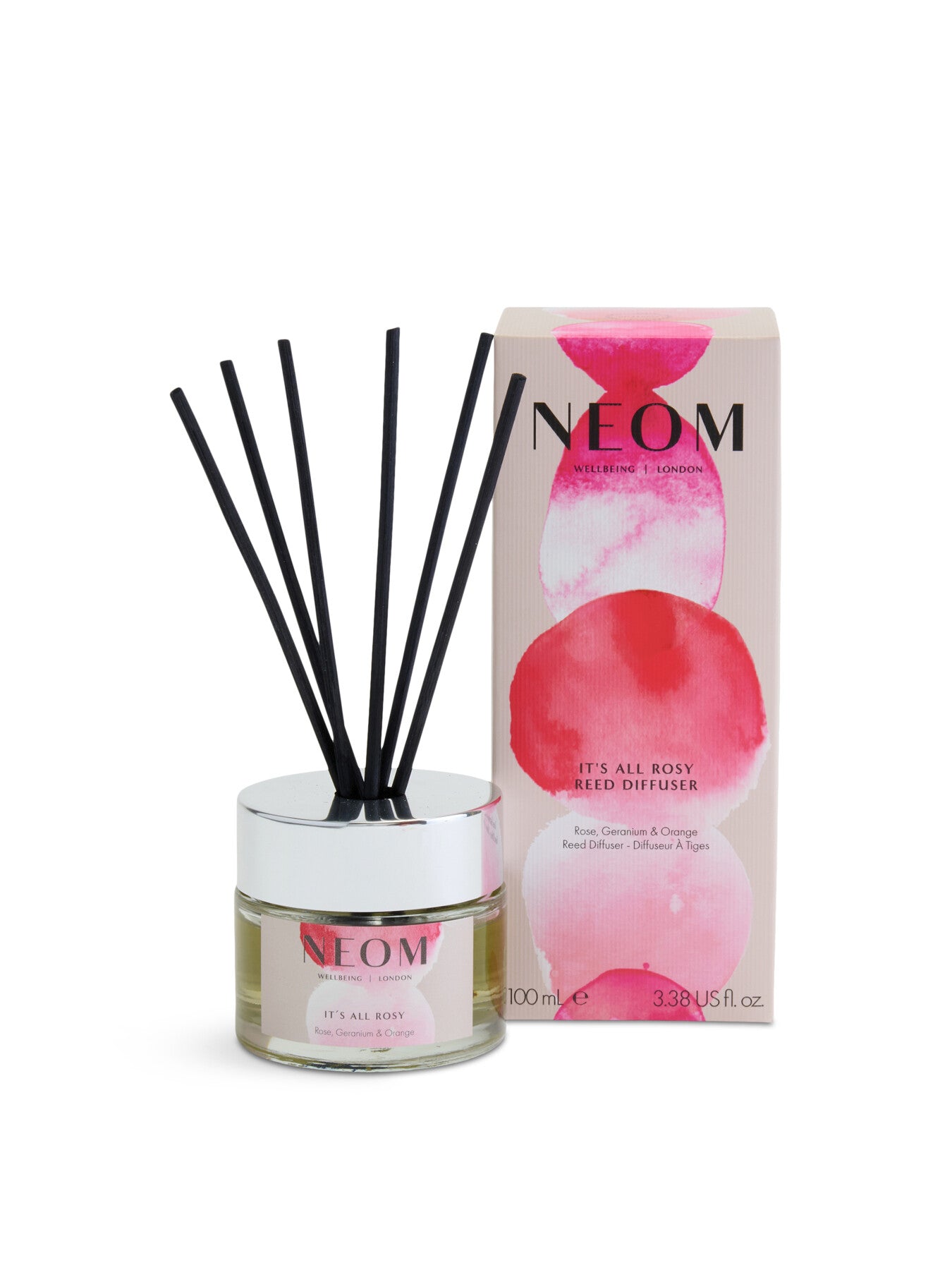 NEOM Wellbeing Its All Rosy Reed Diffuser 100ml