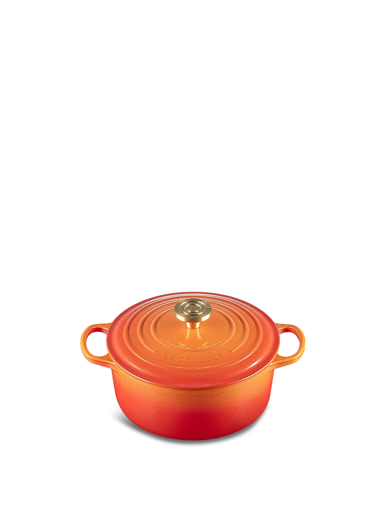 Signature Round Casserole Oven Flamme Dorée