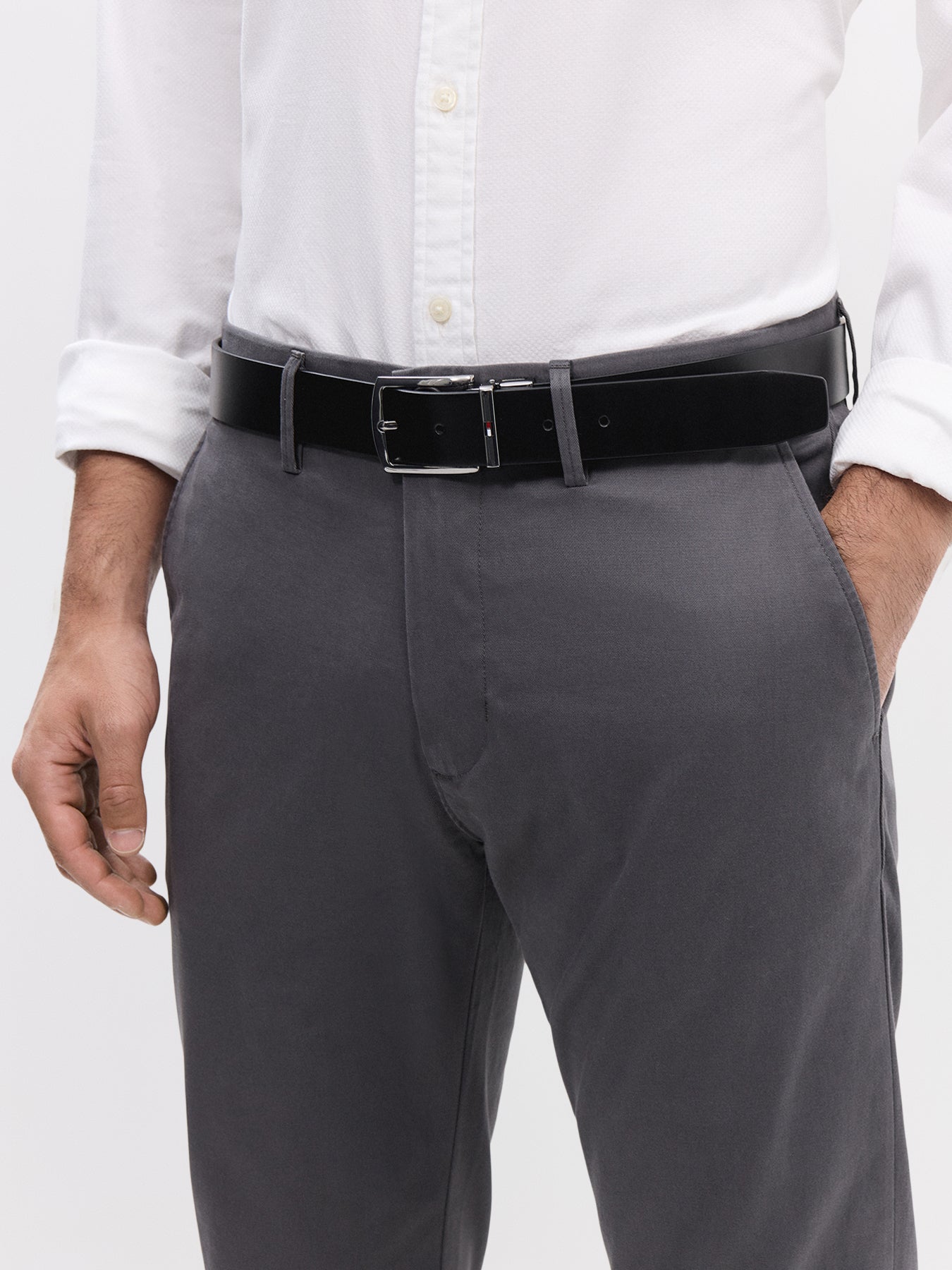 Denton Leather Belt Black