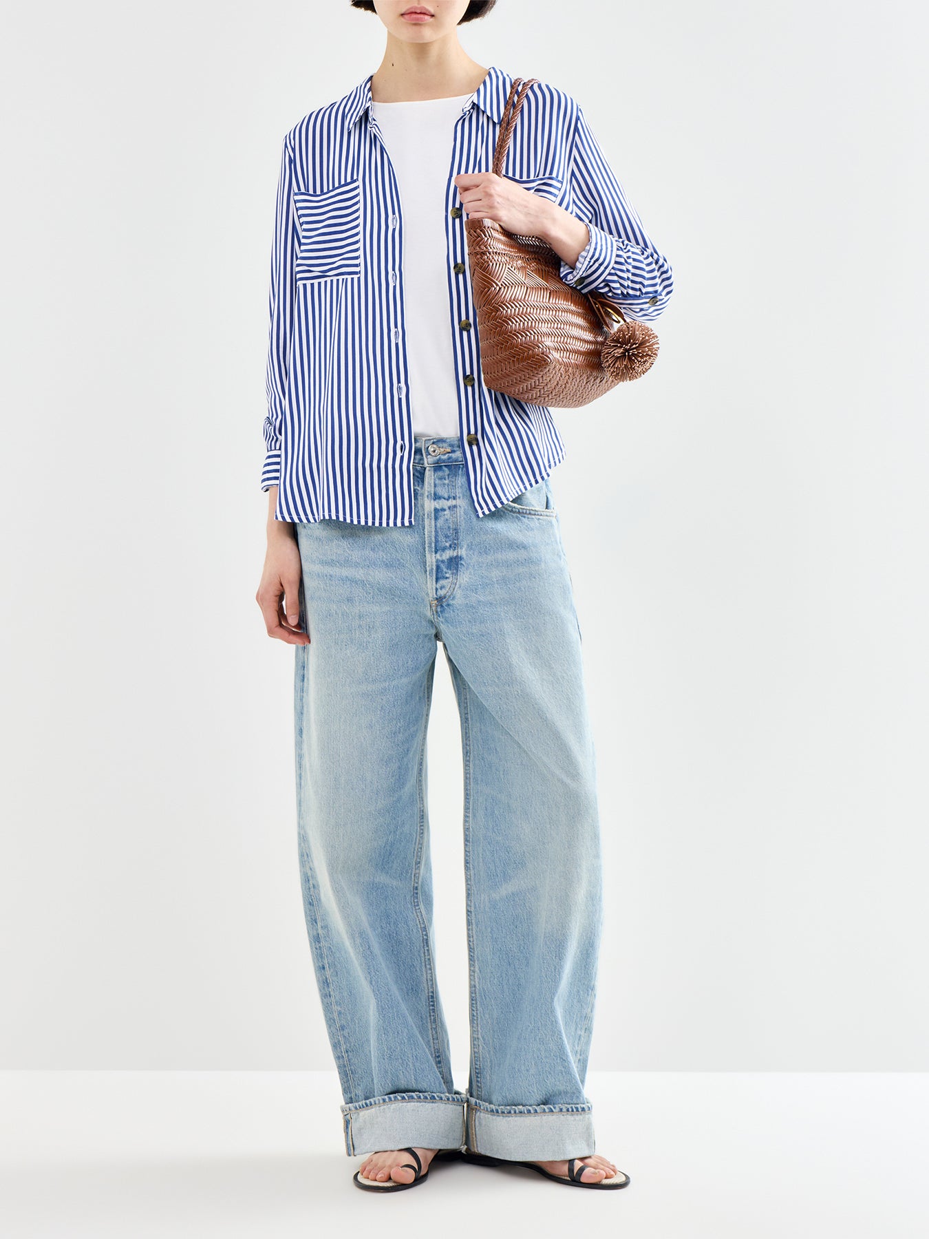 Yasmin Striped Shirt Blue