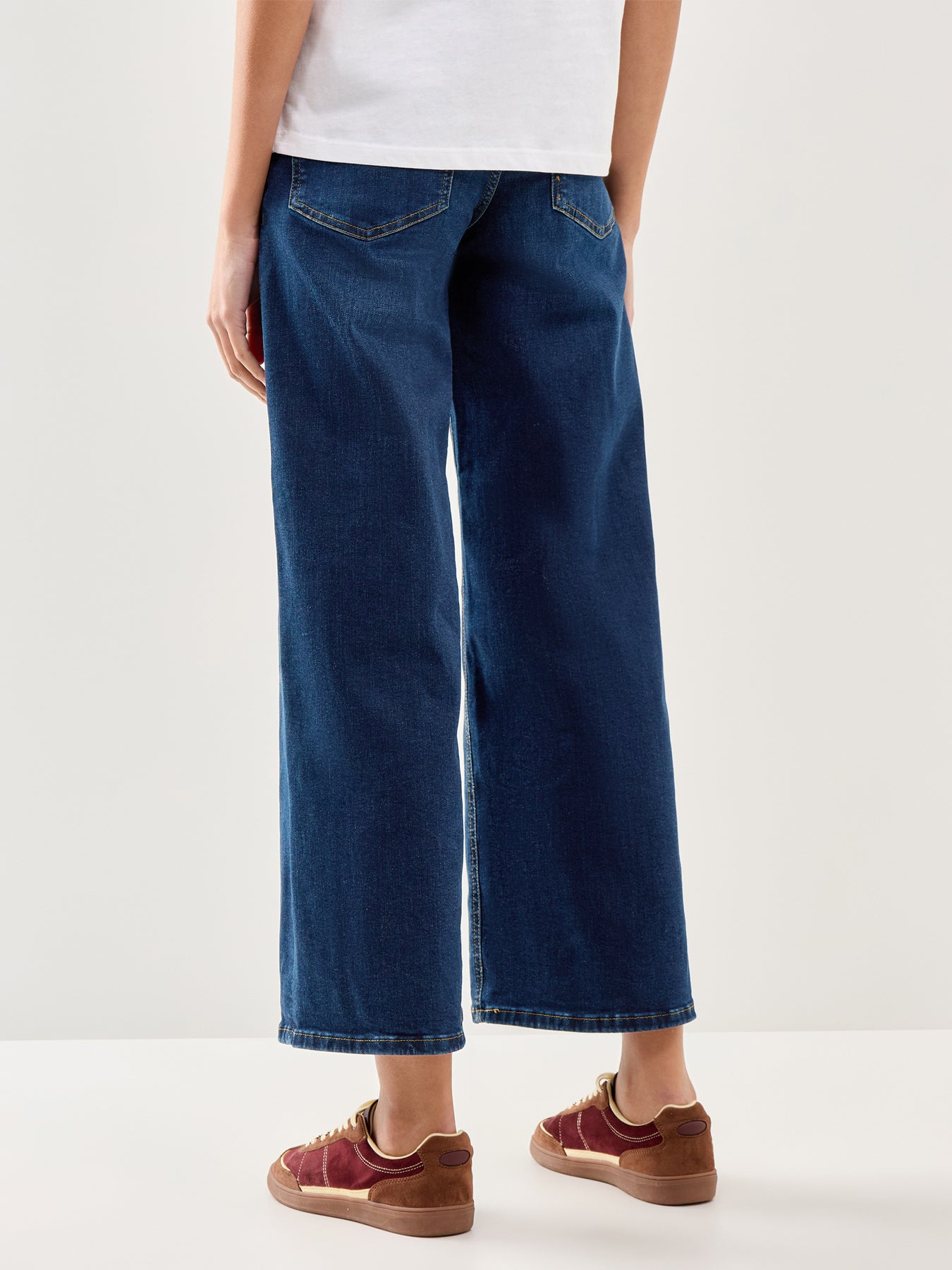 Madison High Waist Wide Leg Jeans Blue