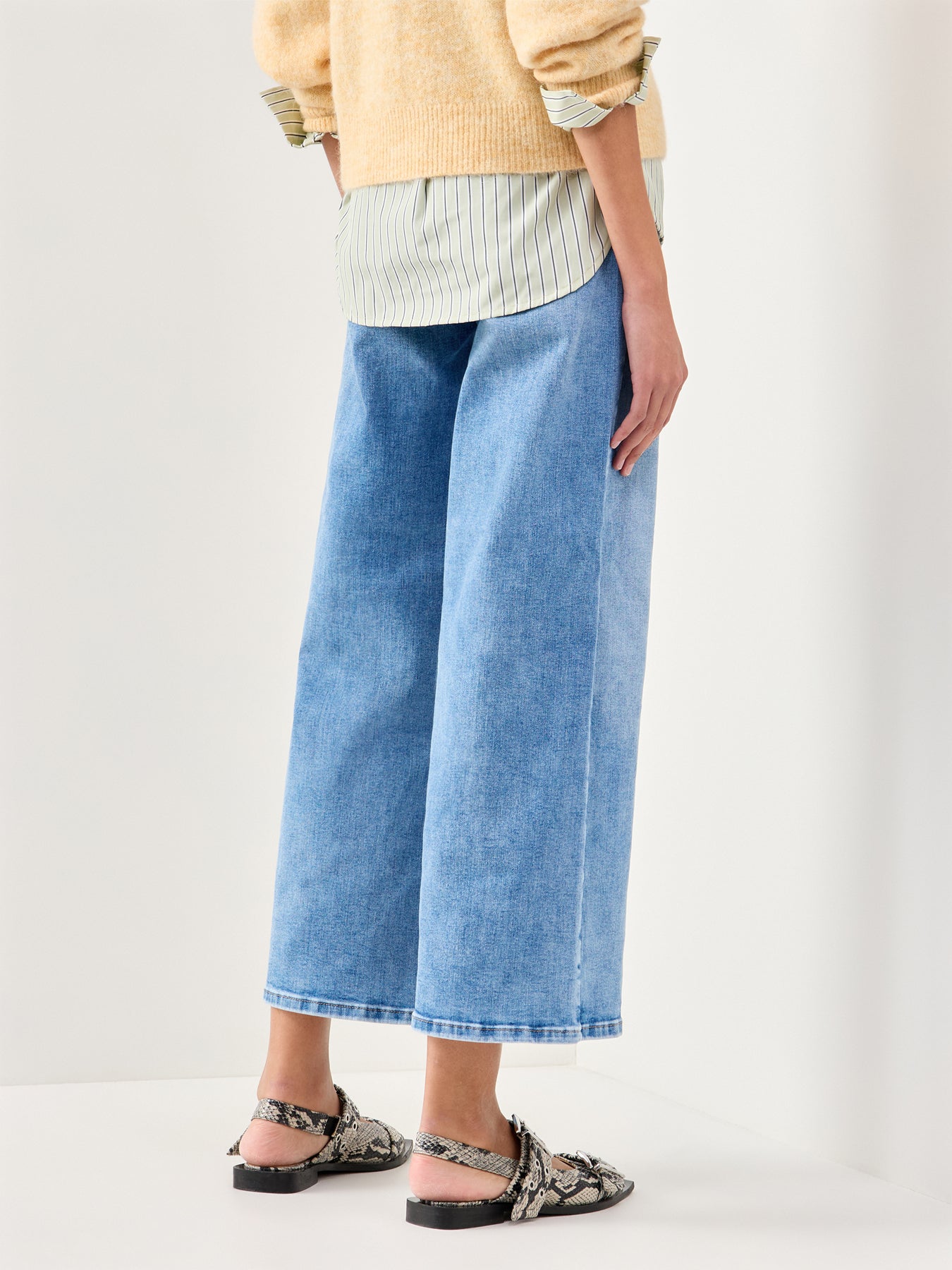 Madison High Waist Wide Leg Jeans Blue