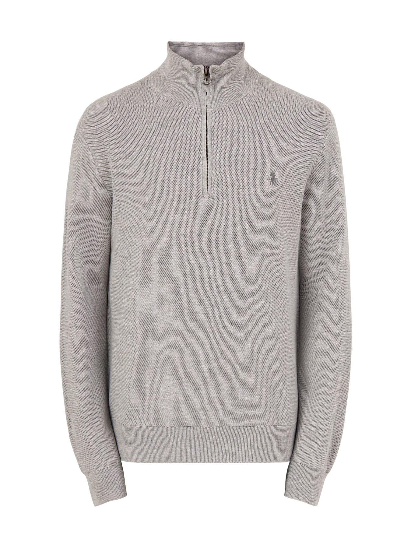 Textured Cotton 1/4 Zip