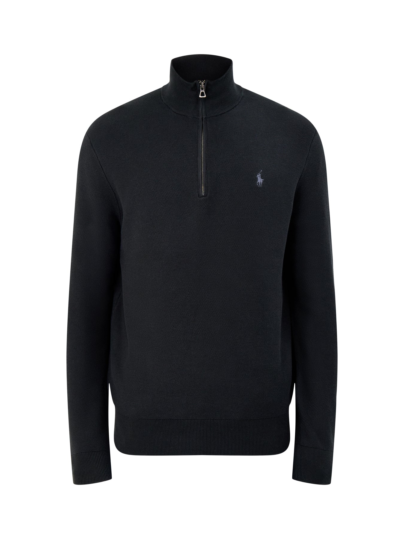 Textured Cotton 1/4 Zip