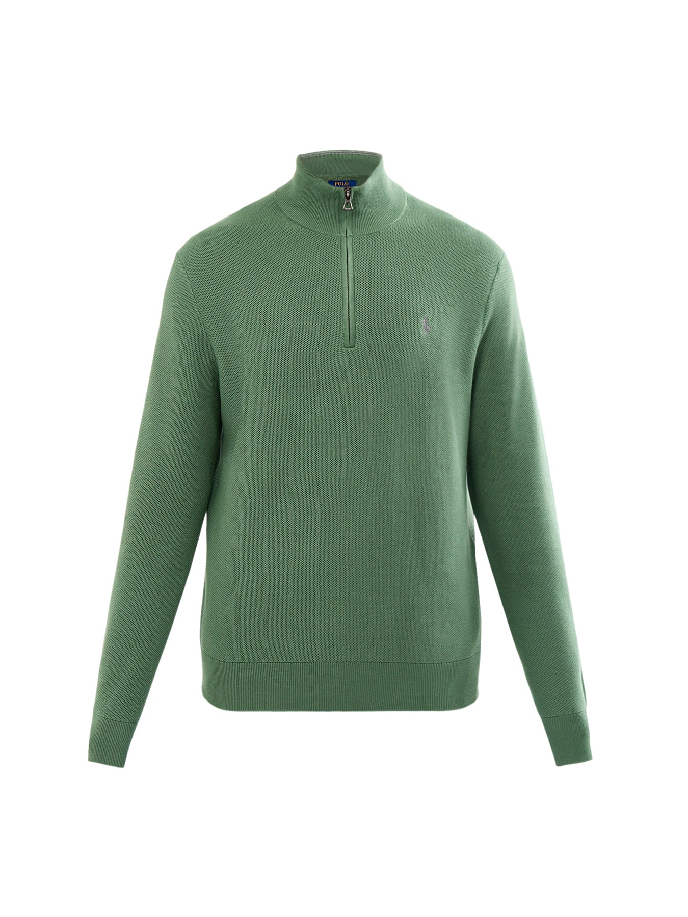 Textured Cotton 1/4 Zip