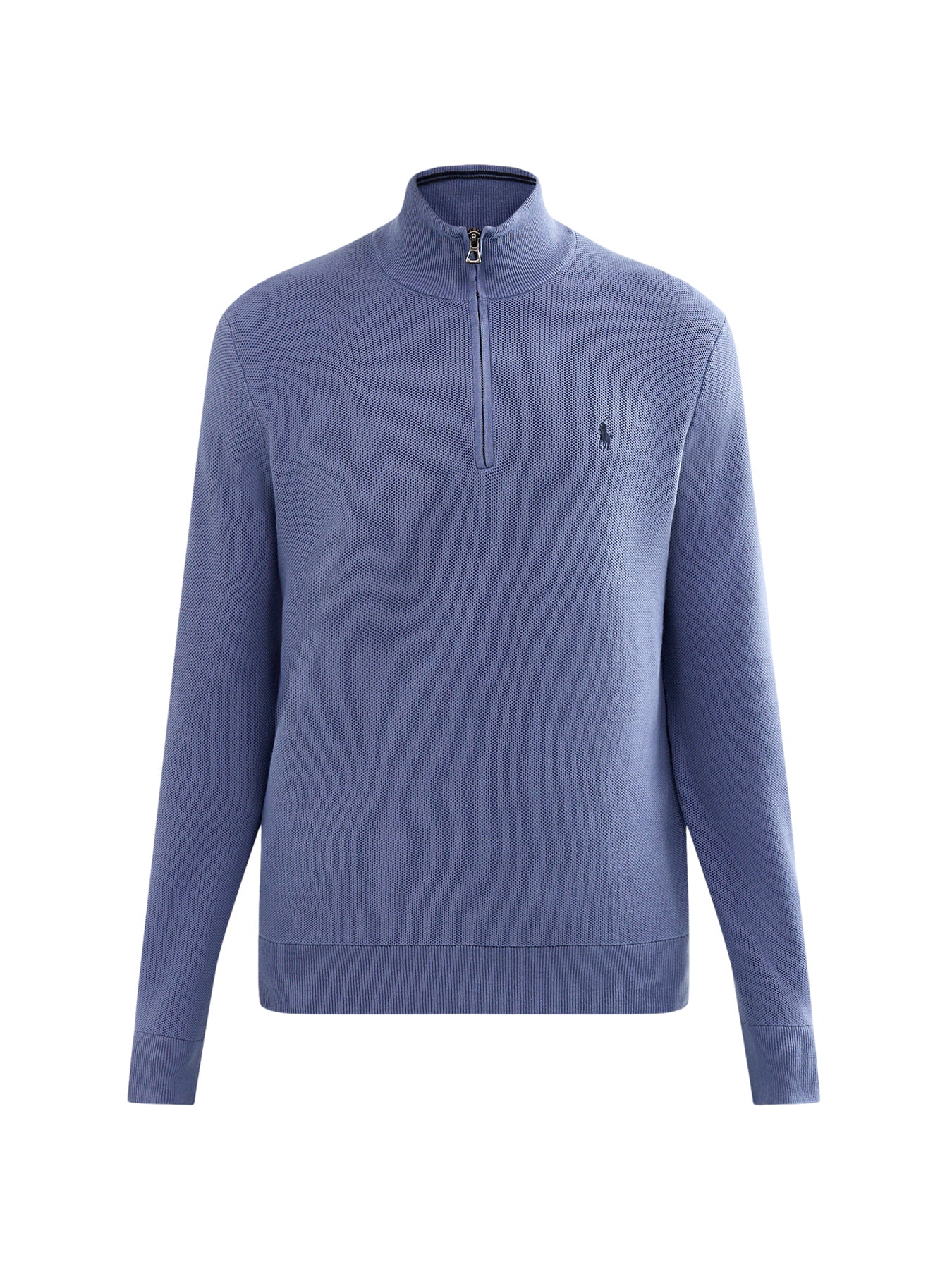 Textured Cotton 14 Zip