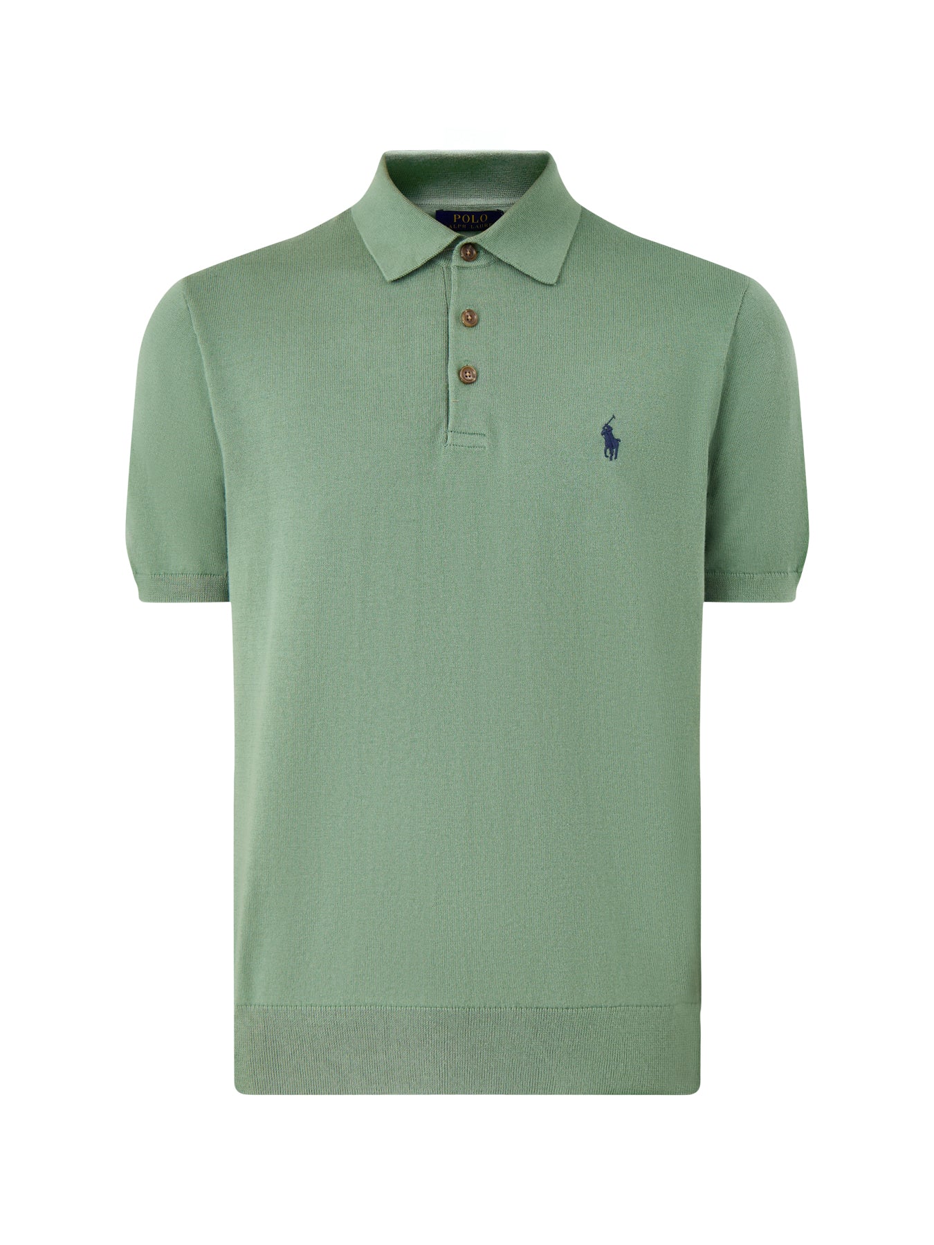 Knitwearted Polo Top Fatigue