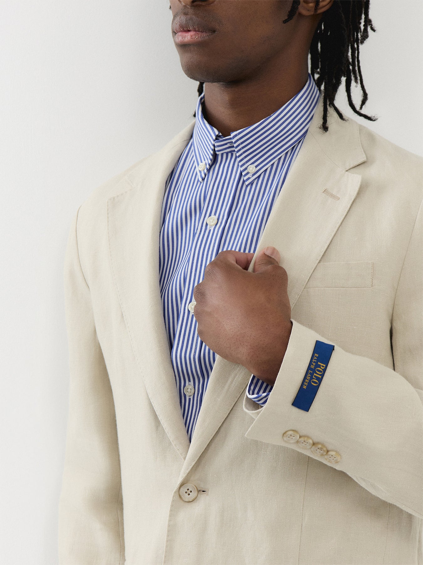 Slim Fit Stretch Poplin Stripe Shirt