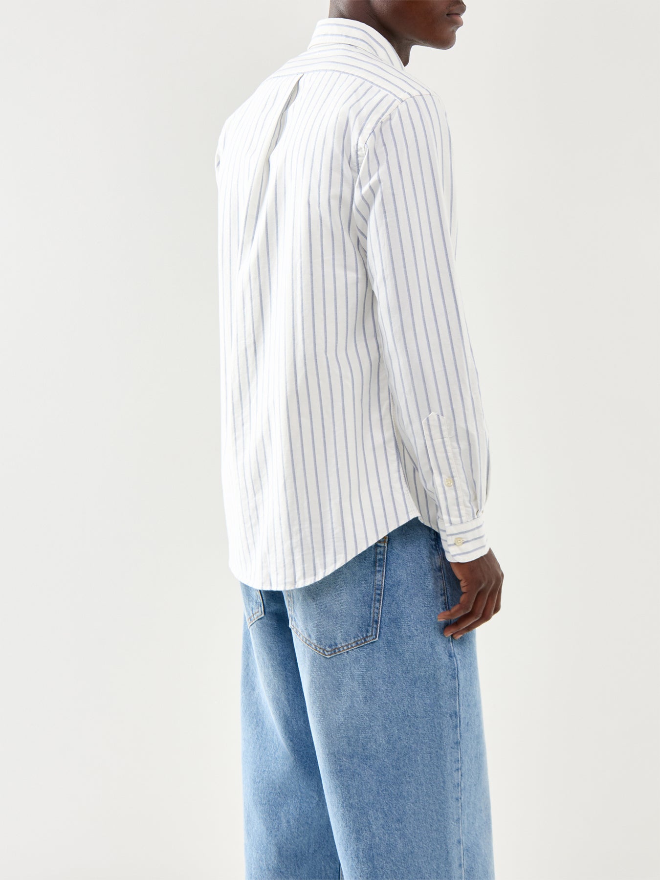 Custom Fit Stripe Oxford Shirt