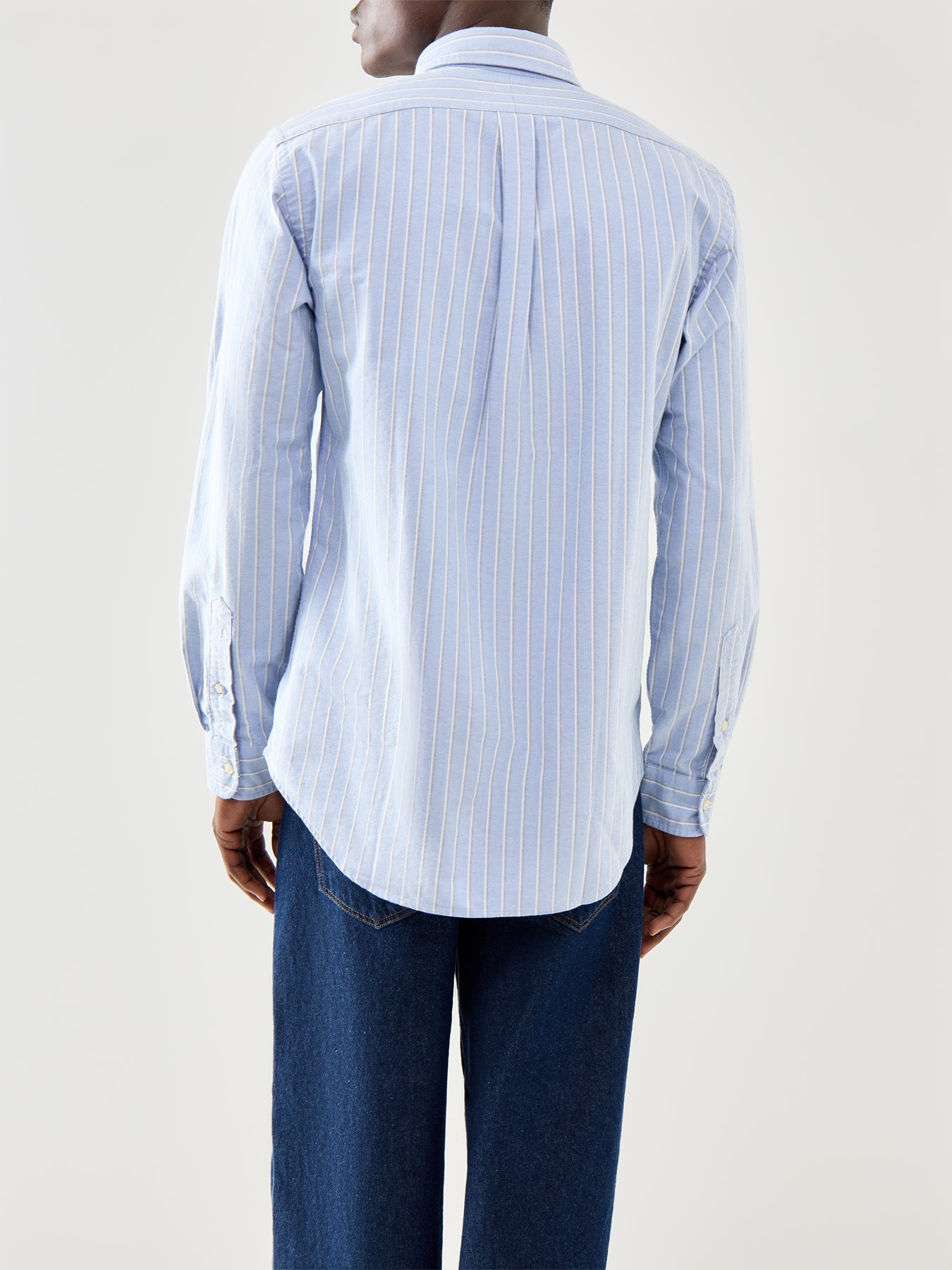 Custom Fit Stripe Oxford Shirt