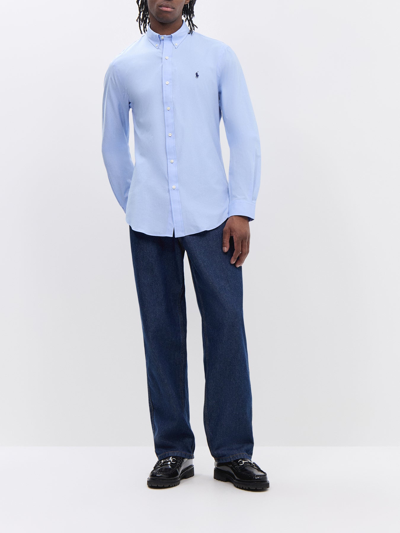 Slim Fit Poplin Stretch Shirt