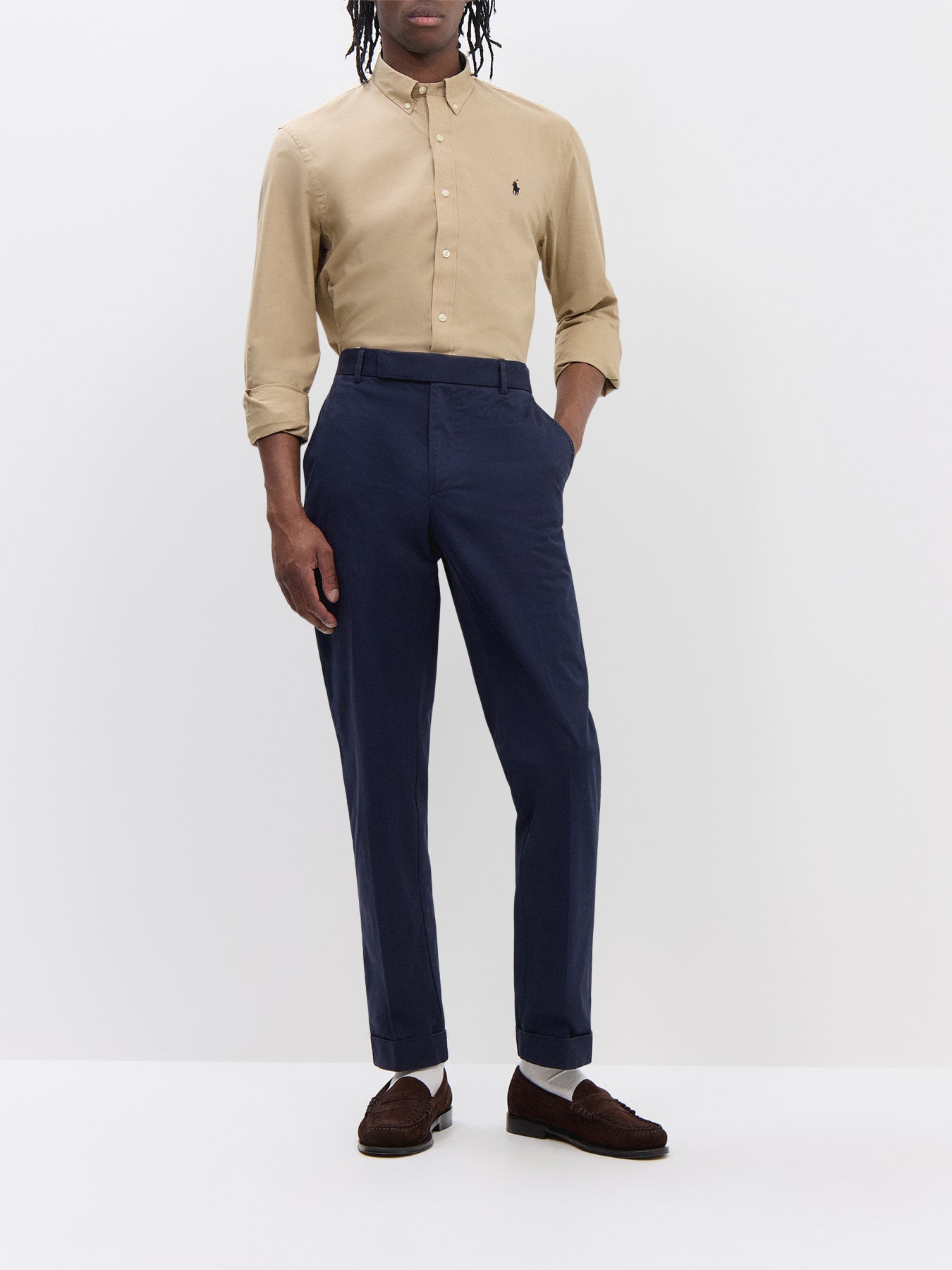 Slim Fit Poplin Stretch Shirt