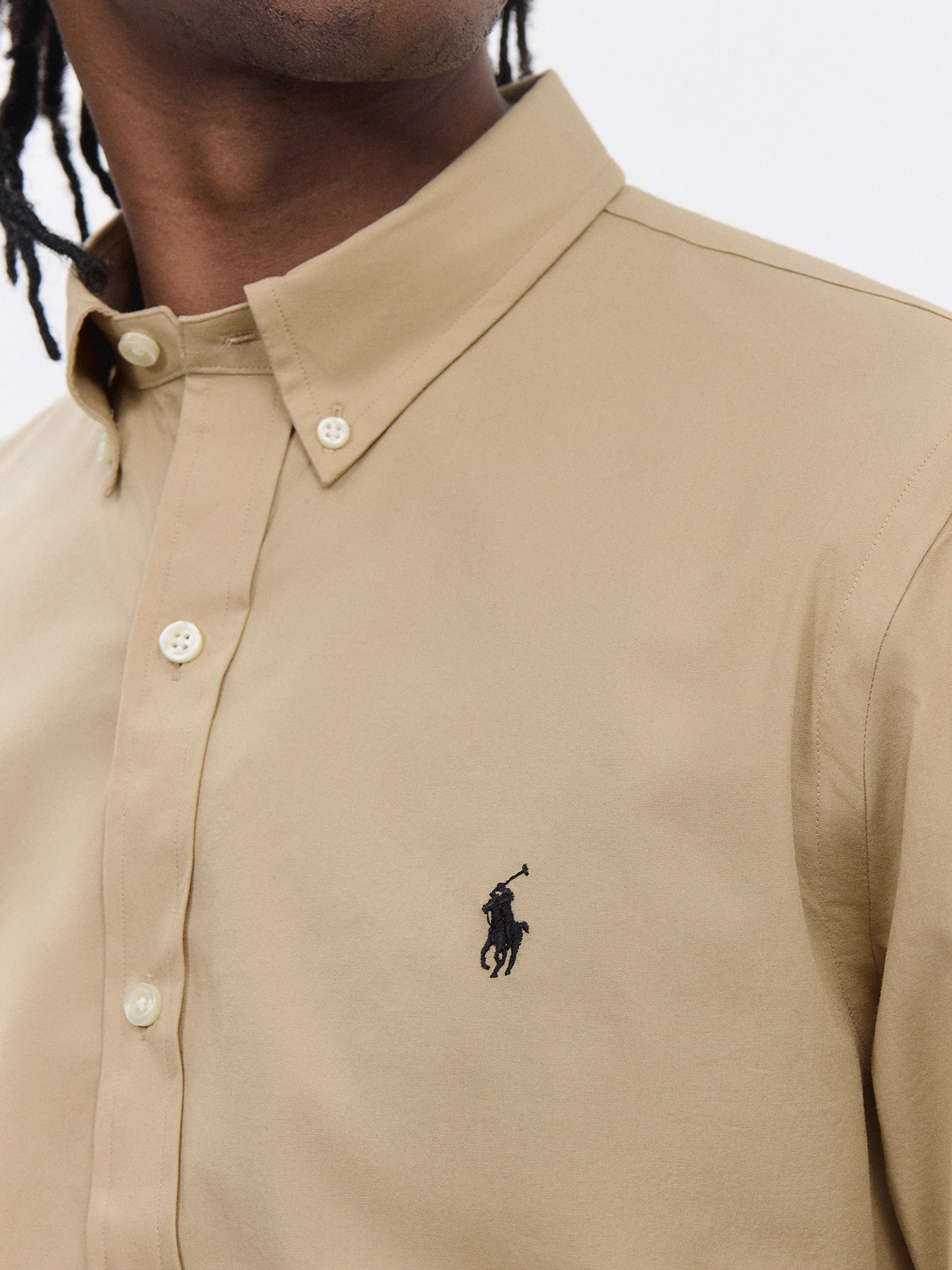 Slim Fit Poplin Stretch Shirt