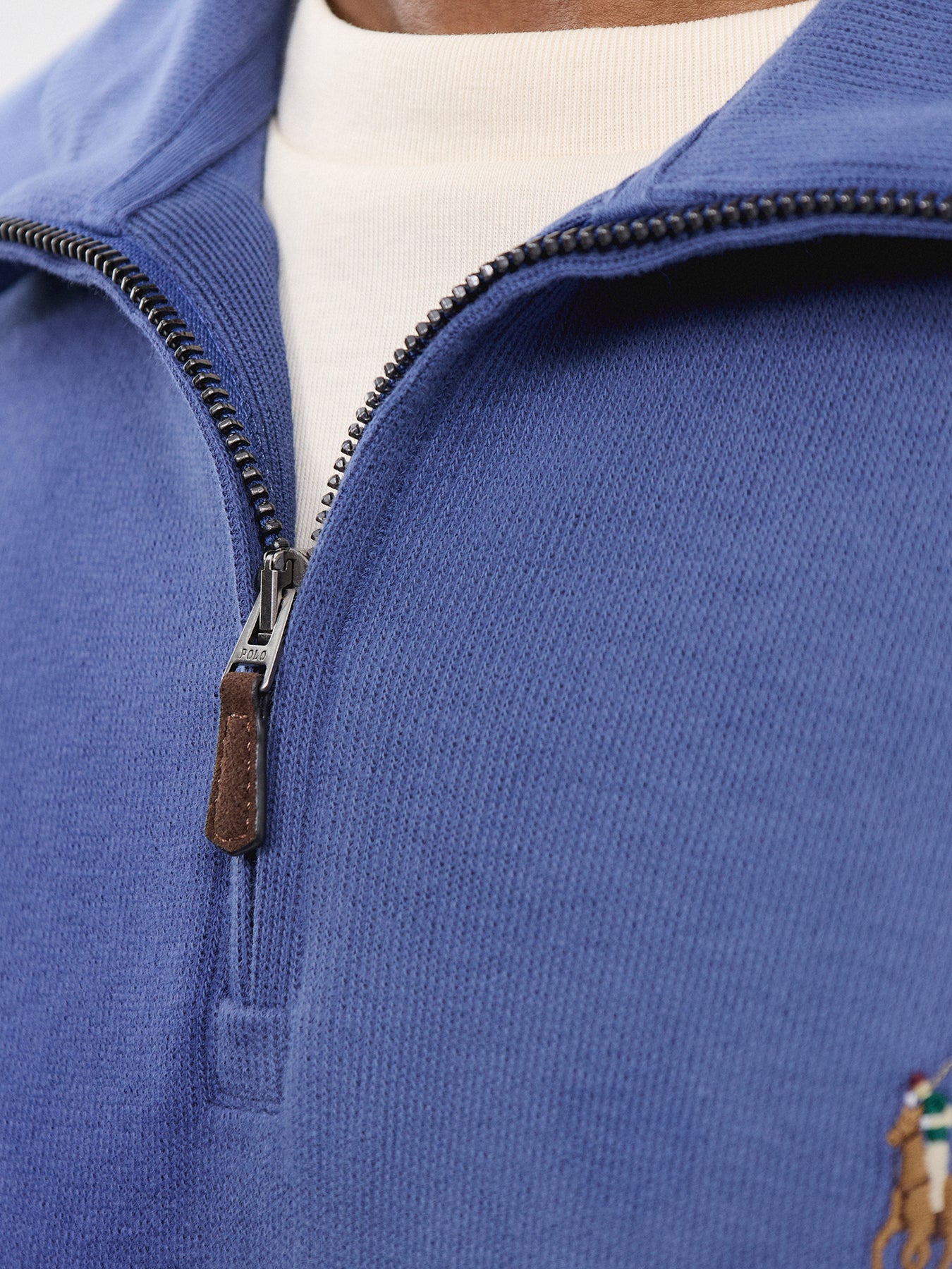 1/4 Zip Jacquard Sweatshirt